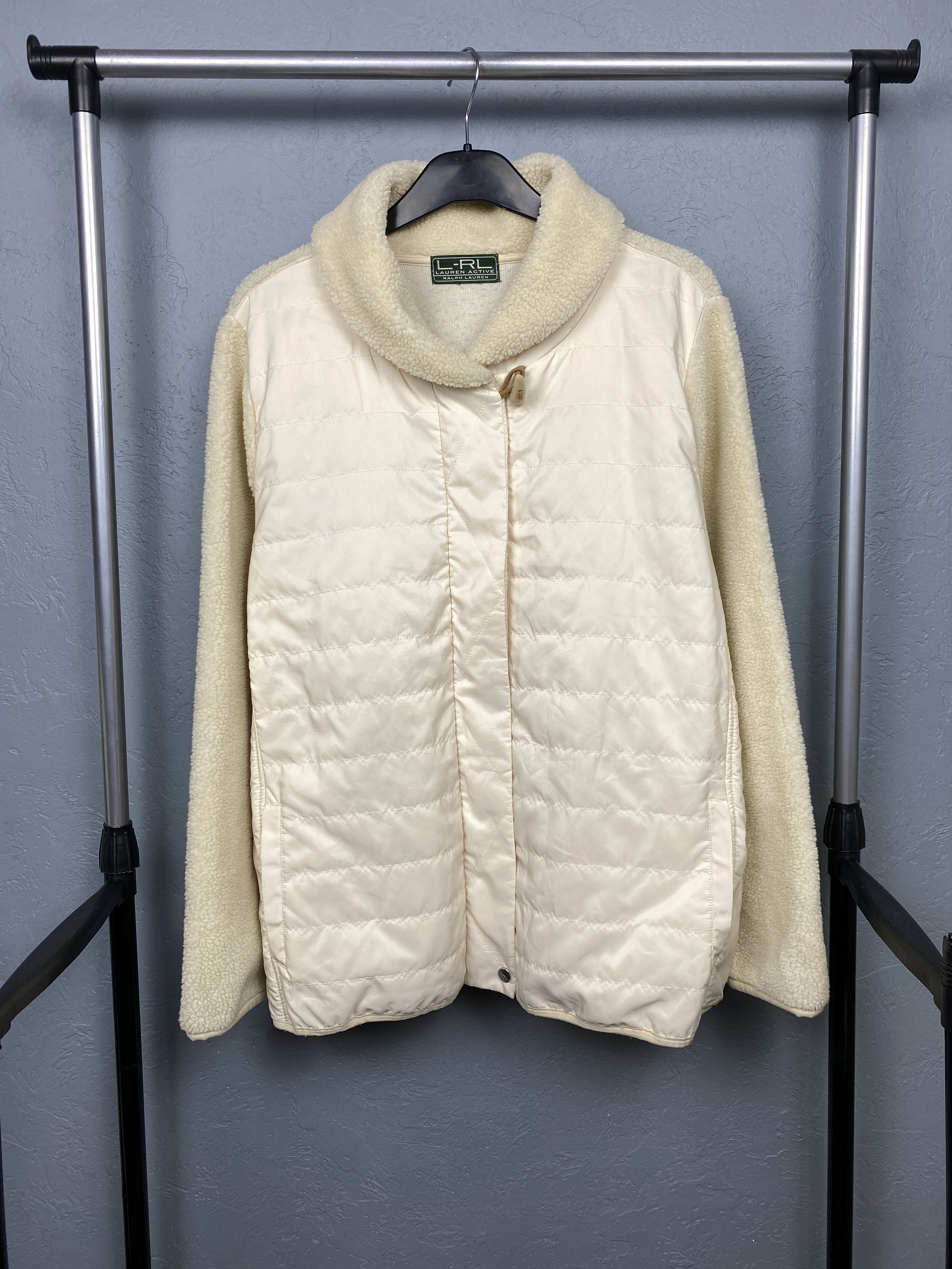 Lauren Ralph Lauren Lauren Polo Ralph Lauren Vintage Womens Sherpa Jacket Size XL / US 12-14 / IT 48-50 - 1 Thumbnail