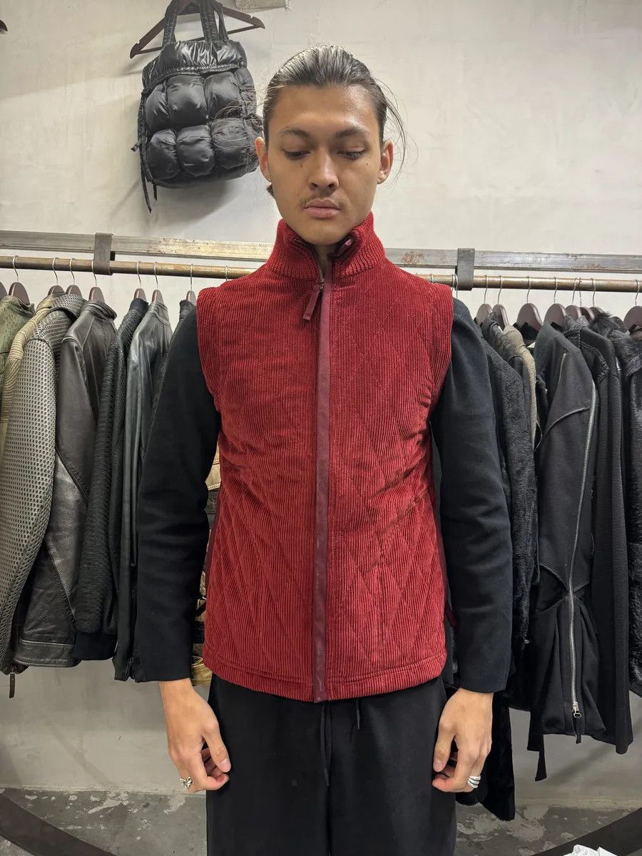 Dolce & Gabbana AW1996 Dolce & Gabbana Red Quilted Hybrid Vest Size US XS / EU 42 / 0 - 2 Thumbnail