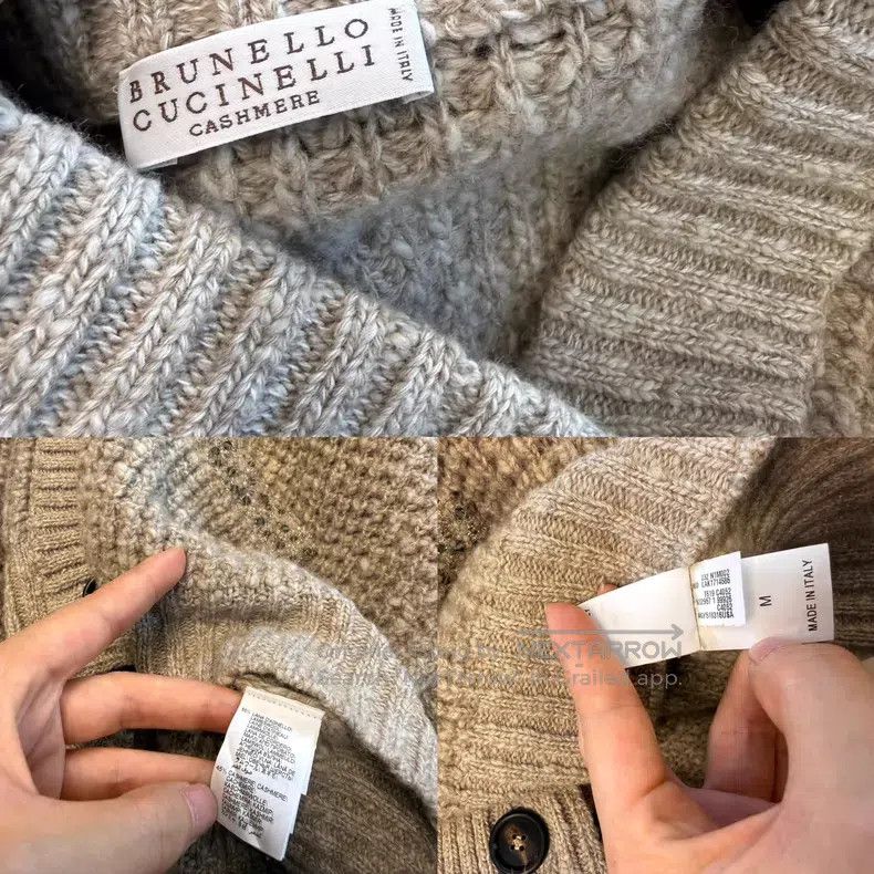 Brunello Cucinelli Brunello Cucinelli Beaded Cashmere Cardigan Size M / US 6-8 / IT 42-44 - 9 Thumbnail