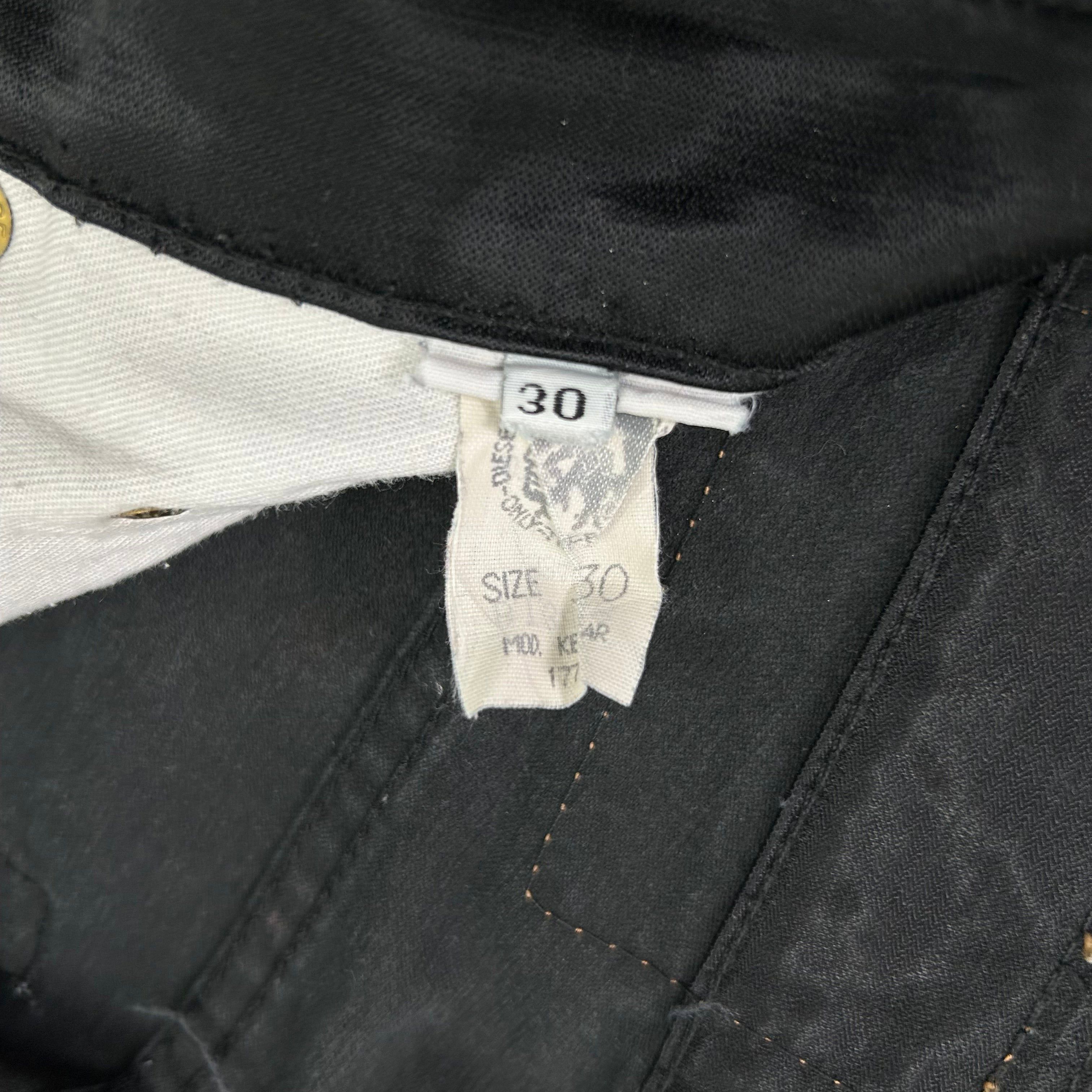 Diesel 2000s Diesel Shiny Black Pants Size US 30 / EU 46 - 7 Thumbnail