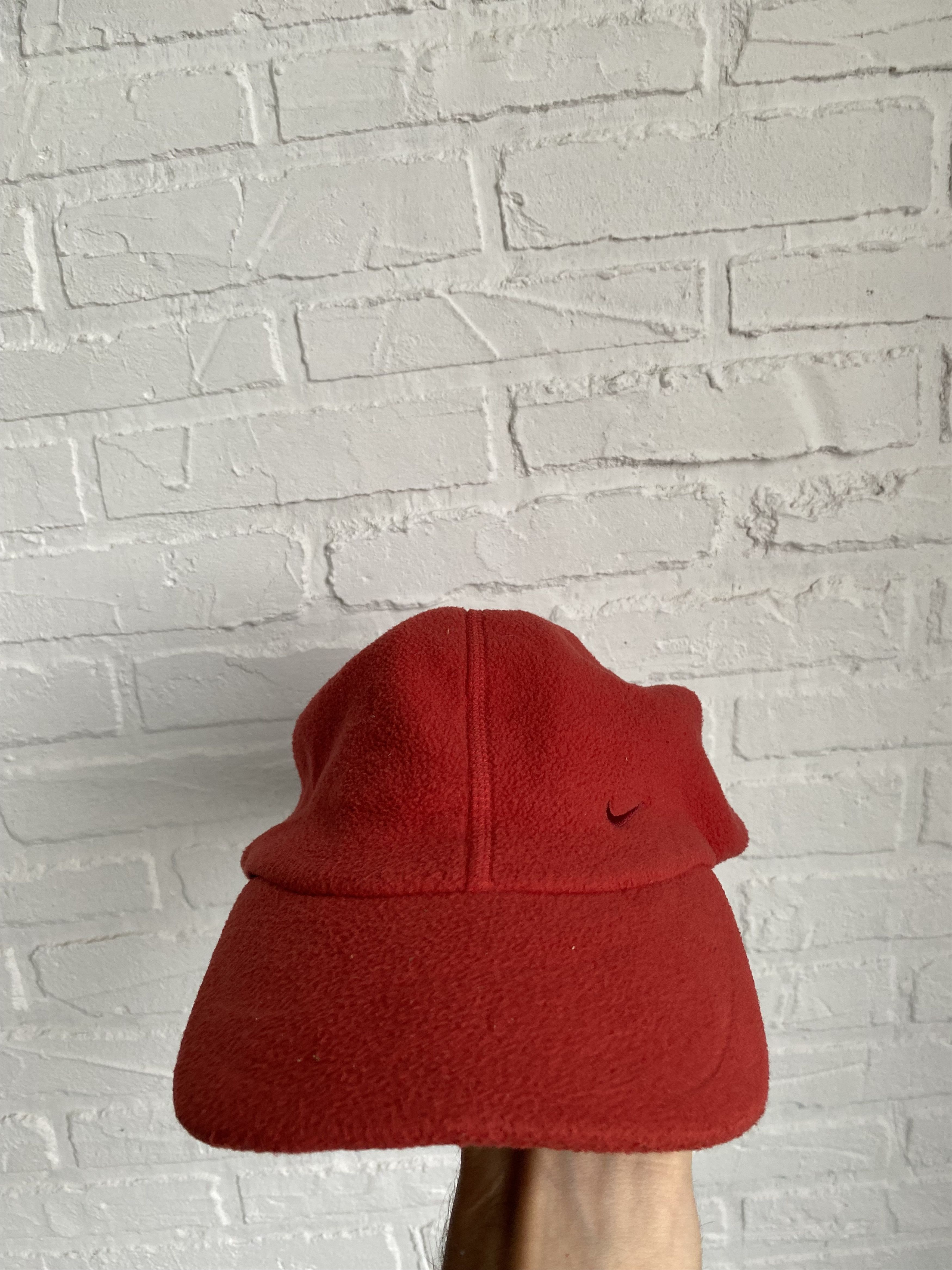 Nike × Vintage Vintage Nike Fleece baseball cap Size ONE SIZE - 3 Thumbnail