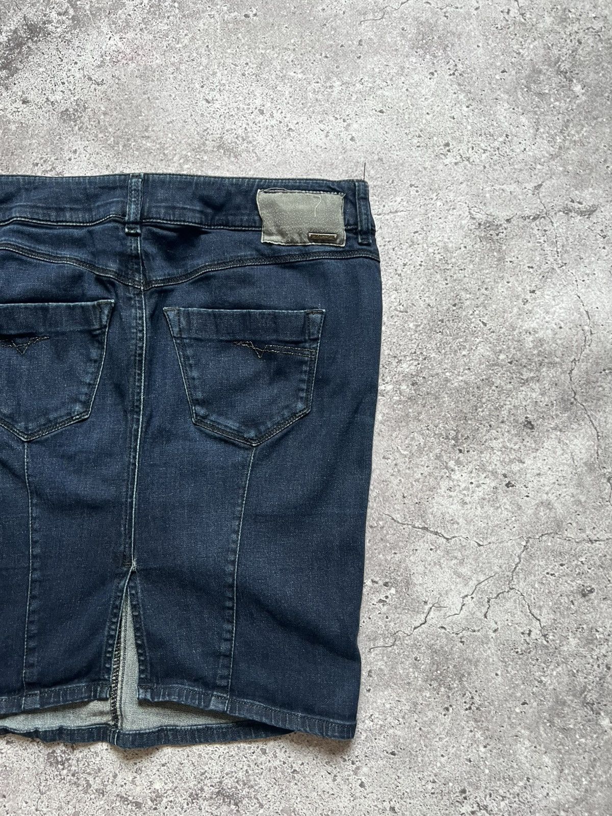 Diesel × Vintage Vintage Diesel Denim Skirt Y2K Size 29" - 13 Thumbnail