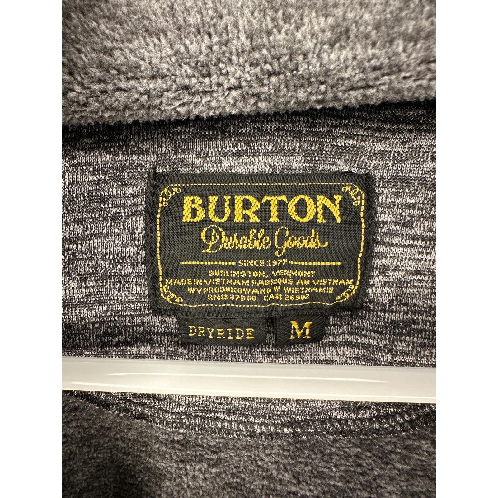 Burton Burton Dryride Space Dye Long Sleeve Hoodie Gray Men's M Size US M / EU 48-50 / 2 - 4 Thumbnail