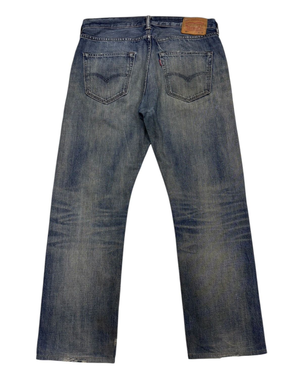 If Six Was Nine × Le Grande Bleu (L.G.B.) × Levi's 🔥VINTAGE LEVIS 501 NICE FADED DISTRESSED DENIM JEANS Size US 34 / EU 50 - 8 Thumbnail