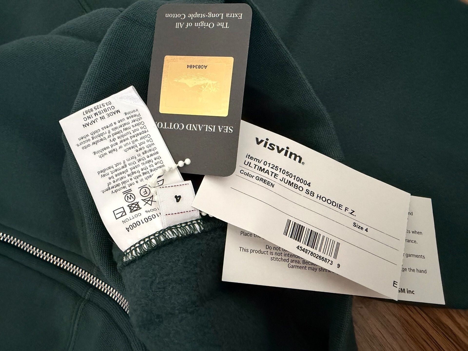 Visvim VISVIM 25SS ULTIMATE JUMBO SB HOODIE F.Z Size US XL / EU 56 / 4 - 3 Thumbnail