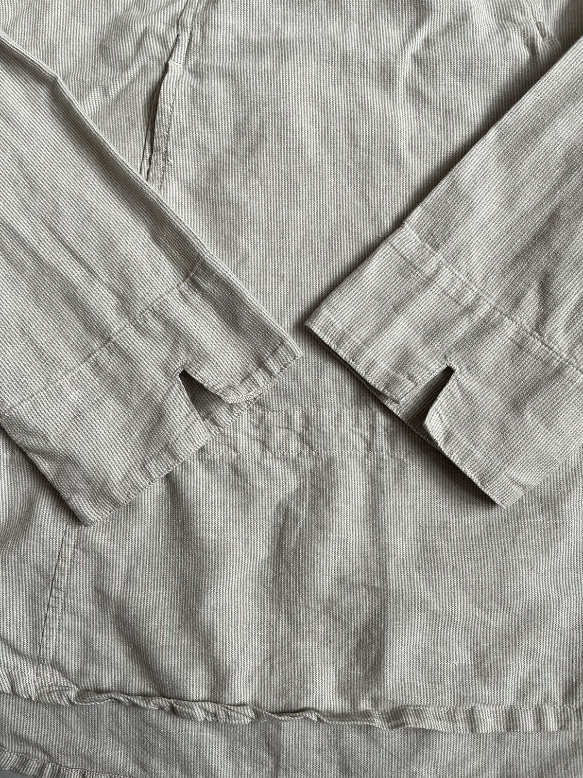 Arc'teryx Arc'teryx Gorpcore Women White Striped Linen Anorak Hoodie Size S / US 4 / IT 40 - 13 Thumbnail