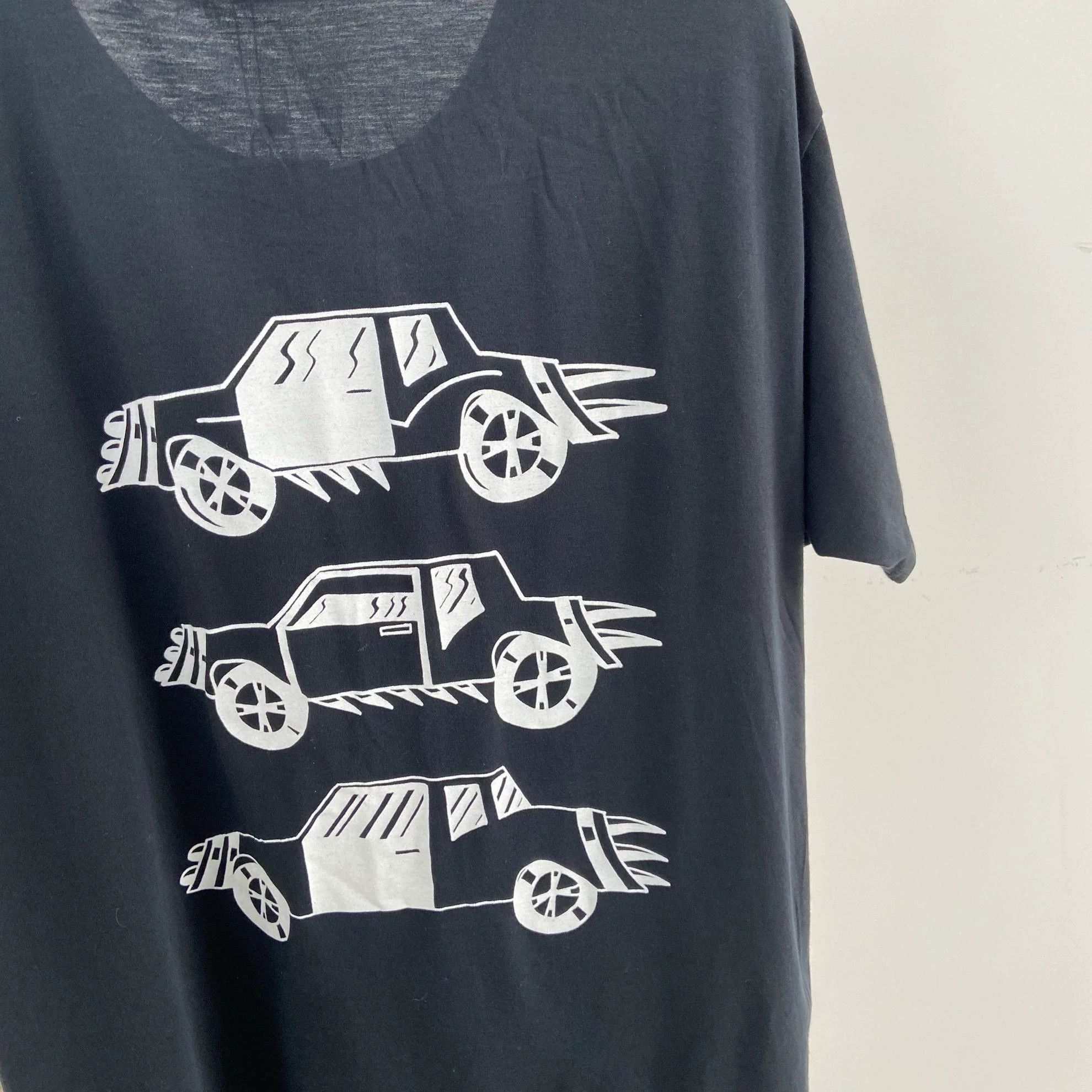 Saint Laurent Paris Saint Laurent Black Print Tee L Size L / US 10 / IT 46 - 5 Thumbnail