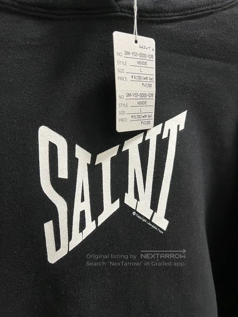Saint Michael Saint Michael Logo loose hoodie Size US L / EU 52-54 / 3 - 5 Thumbnail