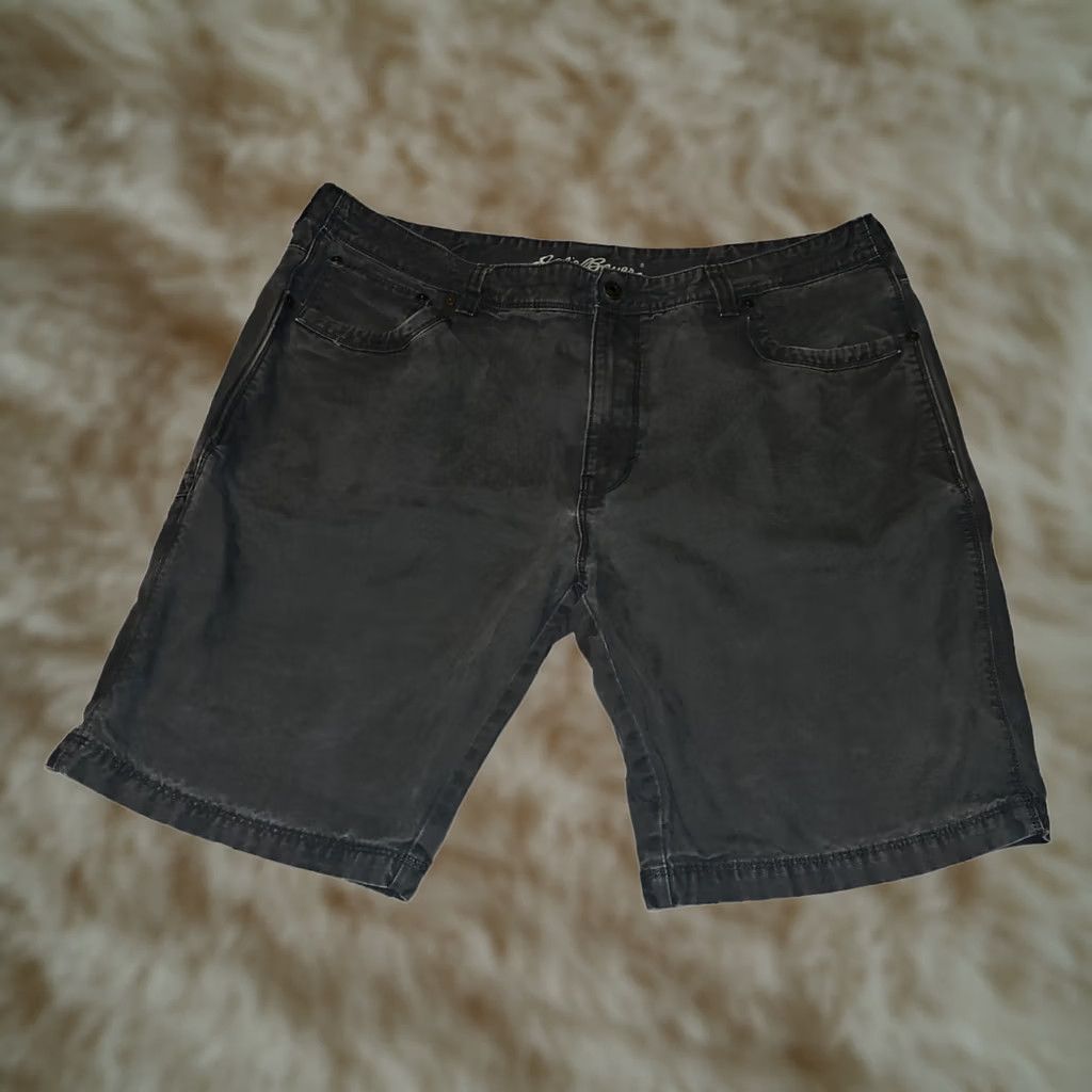 Eddie Bauer Eddie Bauer Canvas Shorts Men's 42 Gray Cargo Pocket Casual Outdoors Hiking Regular Fit 42in Waist Mens Size US 42 / EU 58 - 1 Thumbnail