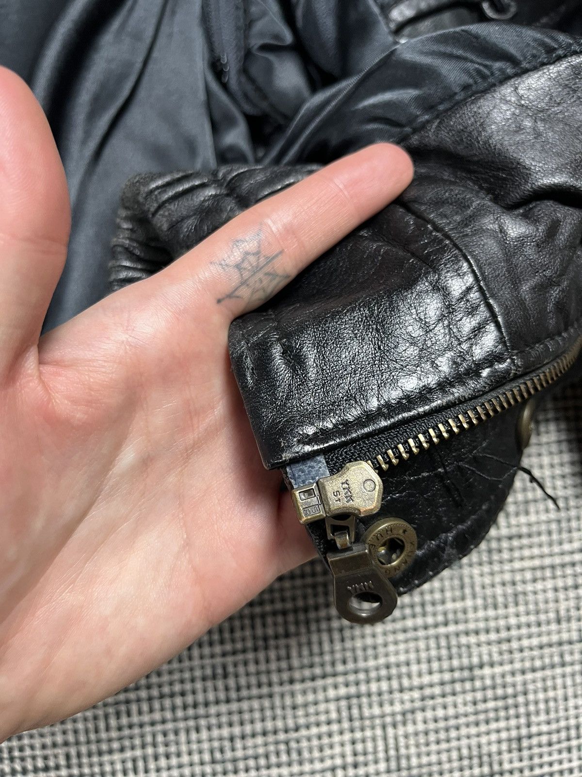 Genuine Leather ➕ vintage genuine leather boxy bomber jacket 2 in 1 vest Size US M / EU 48-50 / 2 - 10 Thumbnail