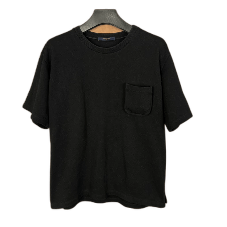 Louis Vuitton louis vuitton black logo pocket short sleeve t-shirt-2507 Size US XXL / EU 58 / 5 - 1 Thumbnail