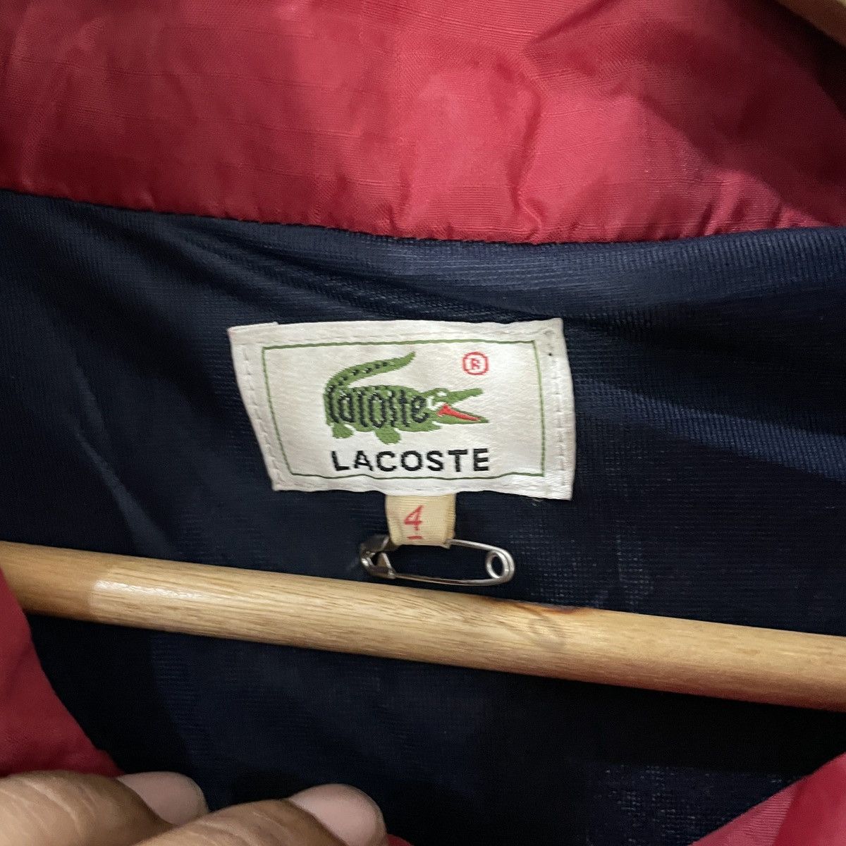 Lacoste Vintage 90s Lacoste Zipper Ups Hoodies Jacket Size US XL / EU 56 / 4 - 6 Thumbnail