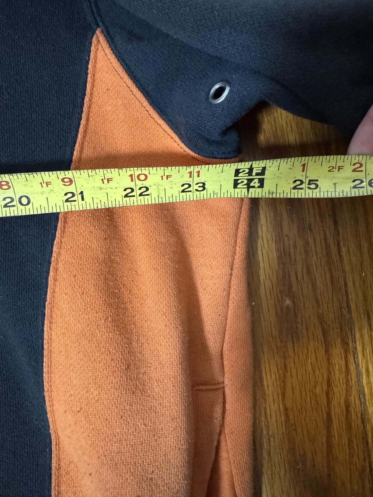 Harley Davidson Vintage 2005 Harley-Davidson Black and Orange Zip-Up Size ONE SIZE - 8 Thumbnail