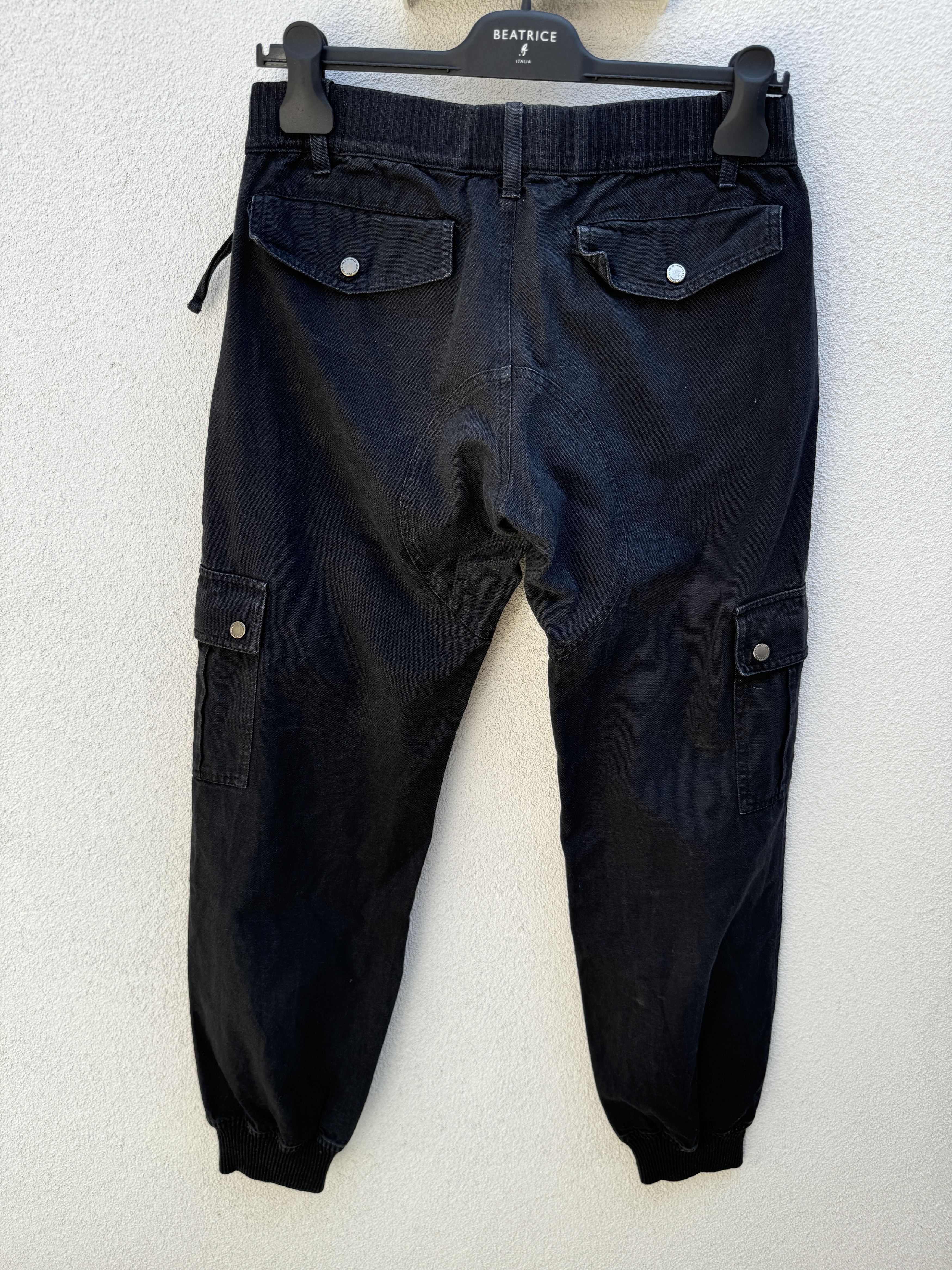 Absolut Joy Absolut Joy Vintage Black Cargo Pants Size M Size US 32 / EU 48 - 2 Thumbnail