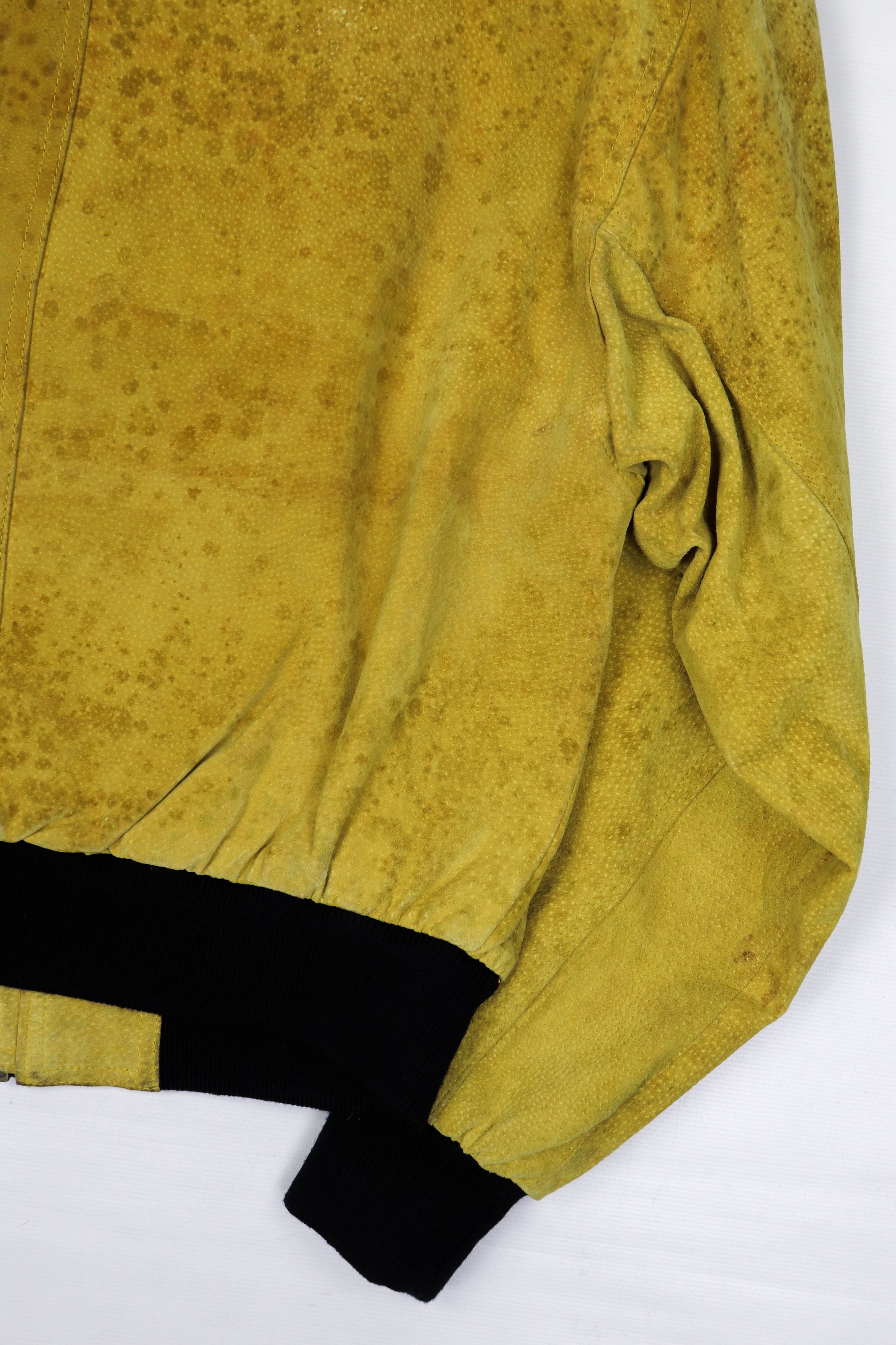 NFL ​​Glenwood Gators Vintage 90s Distressed Suede Bomber Jacket Size US M / EU 48-50 / 2 - 14 Thumbnail