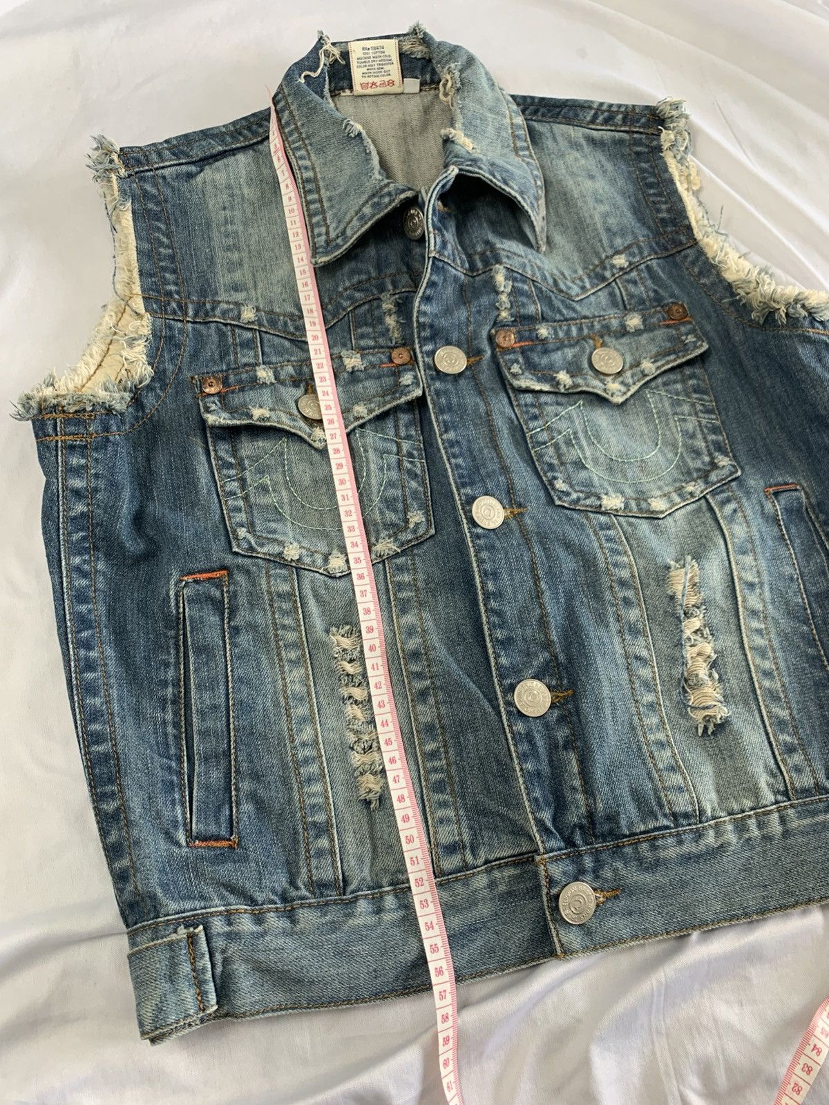 True Religion True religion vest denim jeans jacket Size US S / EU 44-46 / 1 - 9 Thumbnail