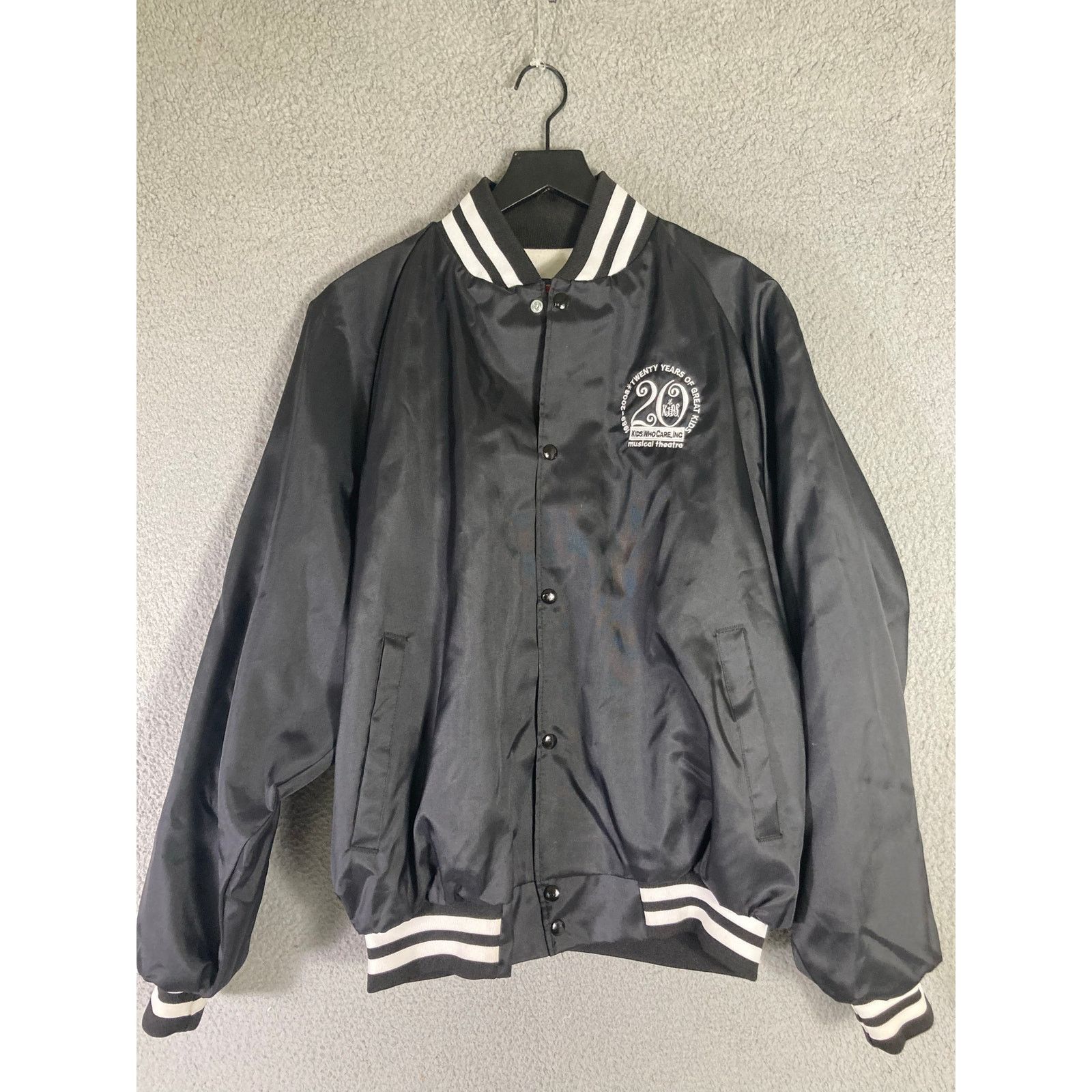 Vintage Vintage Kids Who Care Musical Theatre Jacket Black Size L Size US L / EU 52-54 / 3 - 5 Thumbnail
