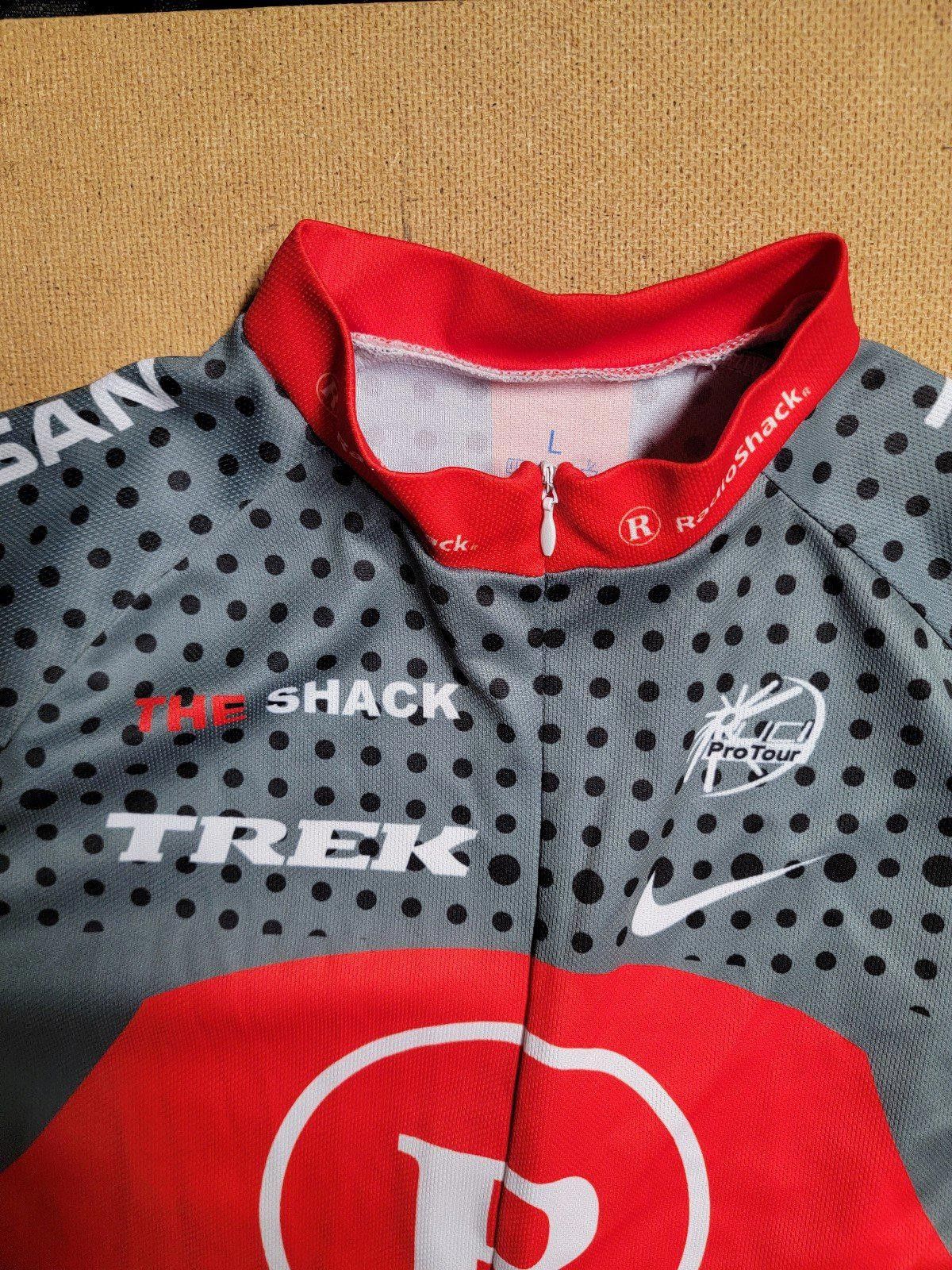 Nike Radioshack Trek Livestrong Nissan Uci Team cycling jersey L Size US L / EU 52-54 / 3 - 5 Thumbnail
