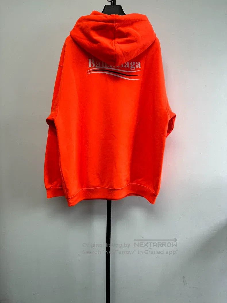 Balenciaga Balenciaga Logo Printed Hooded Pocket Sweatshirt Size US M / EU 48-50 / 2 - 2 Thumbnail