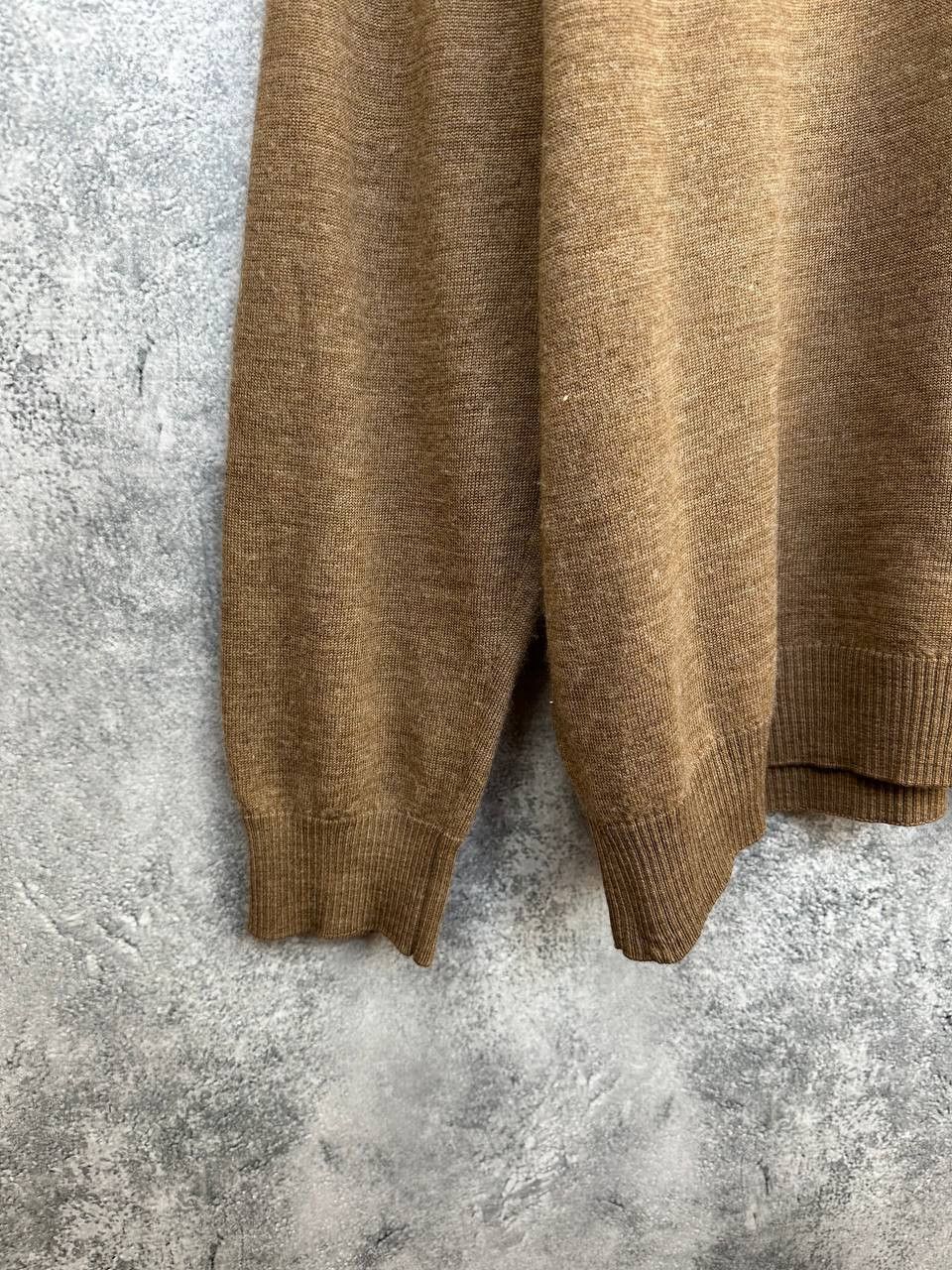 Other Maerz Muenchen V-Neck Sweater Brown Pullover Knit Jumper LS Size US XXL / EU 58 / 5 - 6 Thumbnail