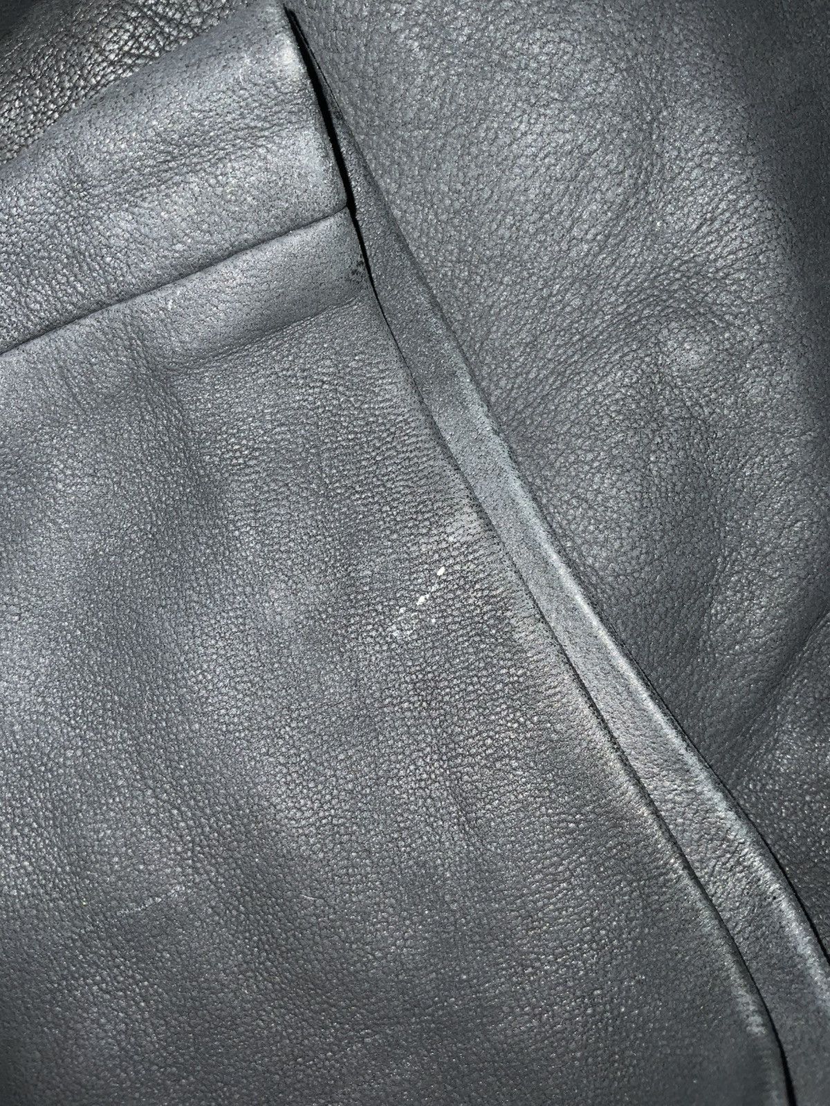 Designer Autark Rough Concept Berlin Lamb Leather Biker Moto Pants Size US 32 / EU 48 - 11 Thumbnail