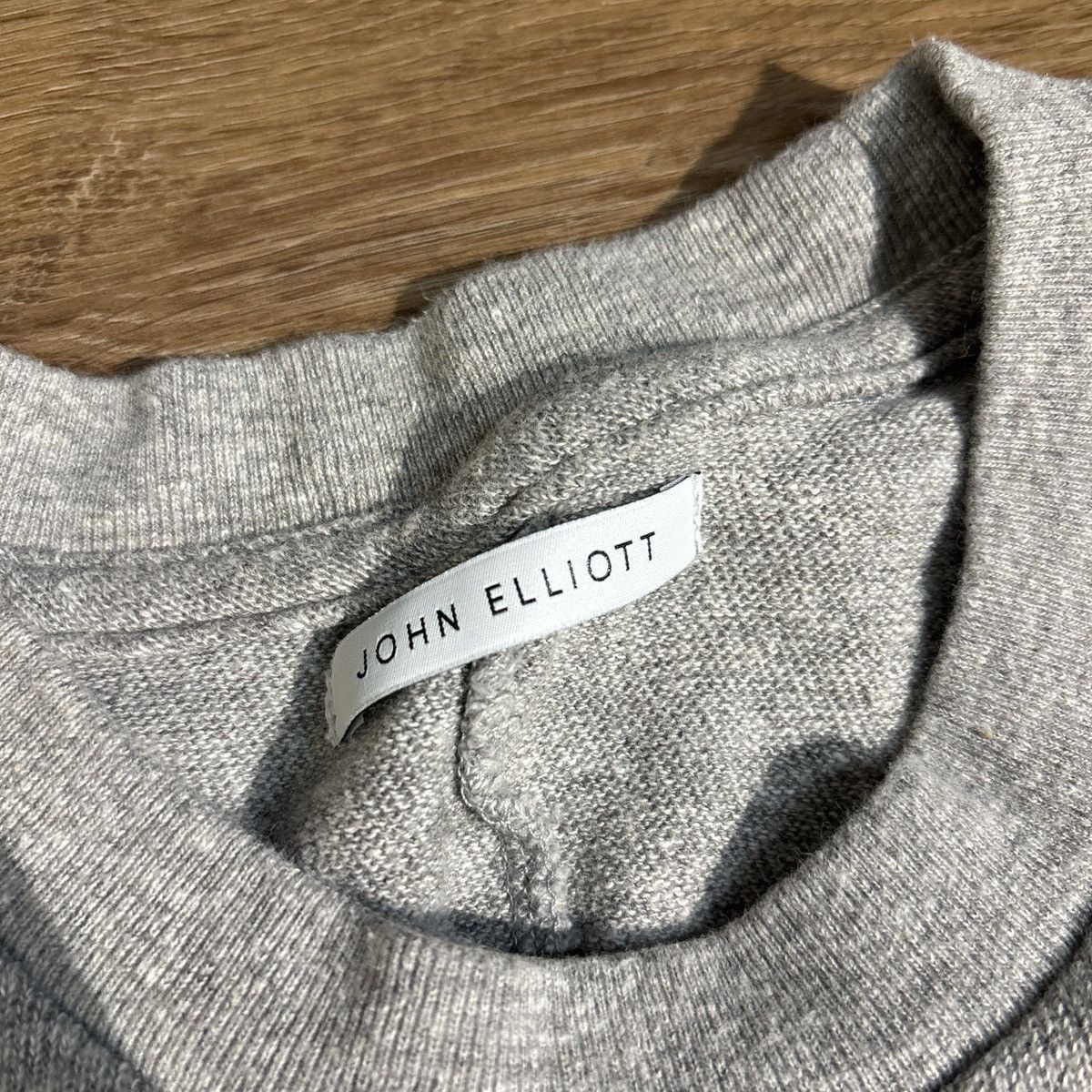 John Elliott John Elliott Long Sleeve Grey Shirt Size 3/L Size US L / EU 52-54 / 3 - 4 Thumbnail