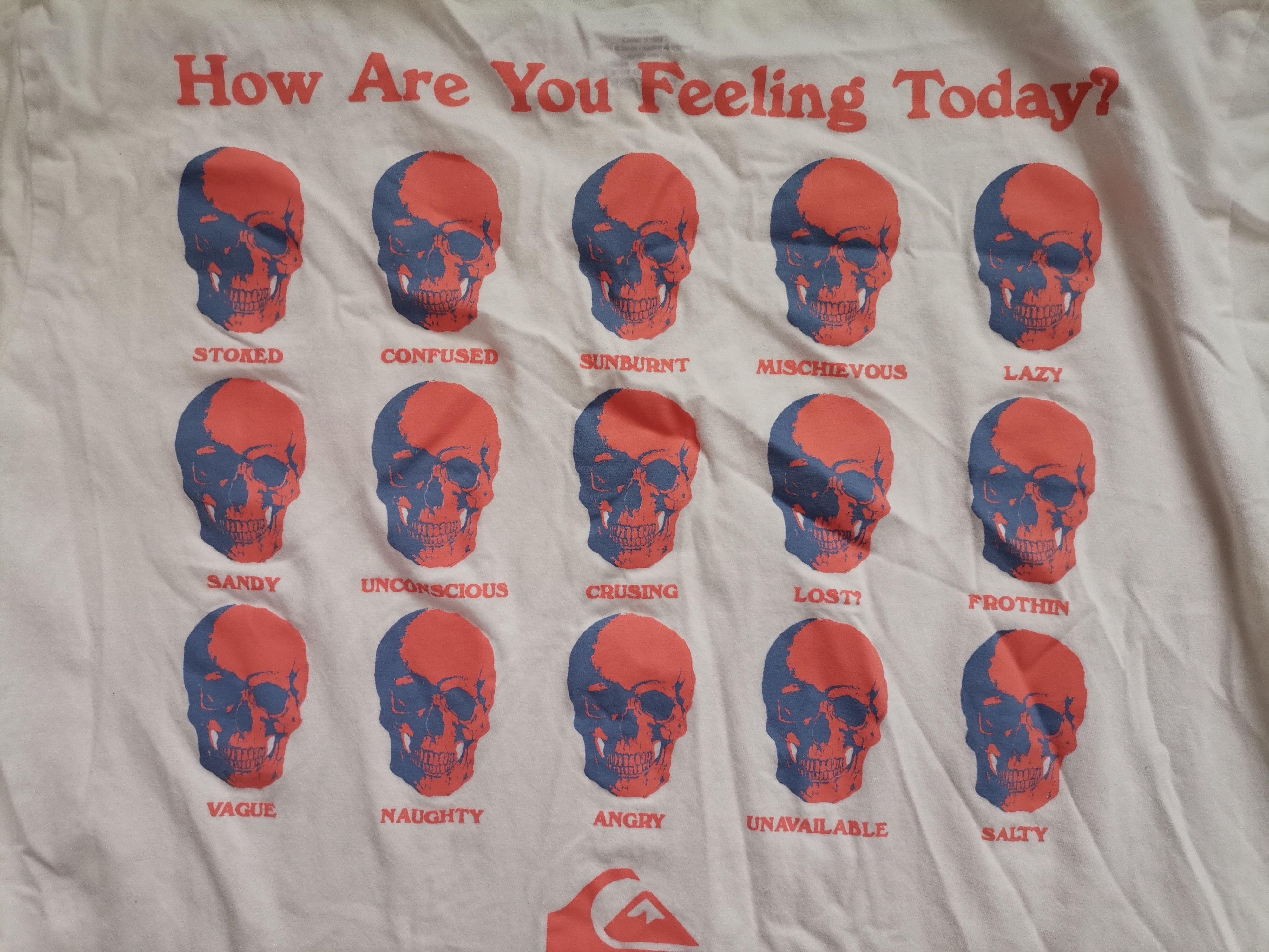 Quiksilver Quiksilver Skulls Tee Size US M / EU 48-50 / 2 - 2 Thumbnail