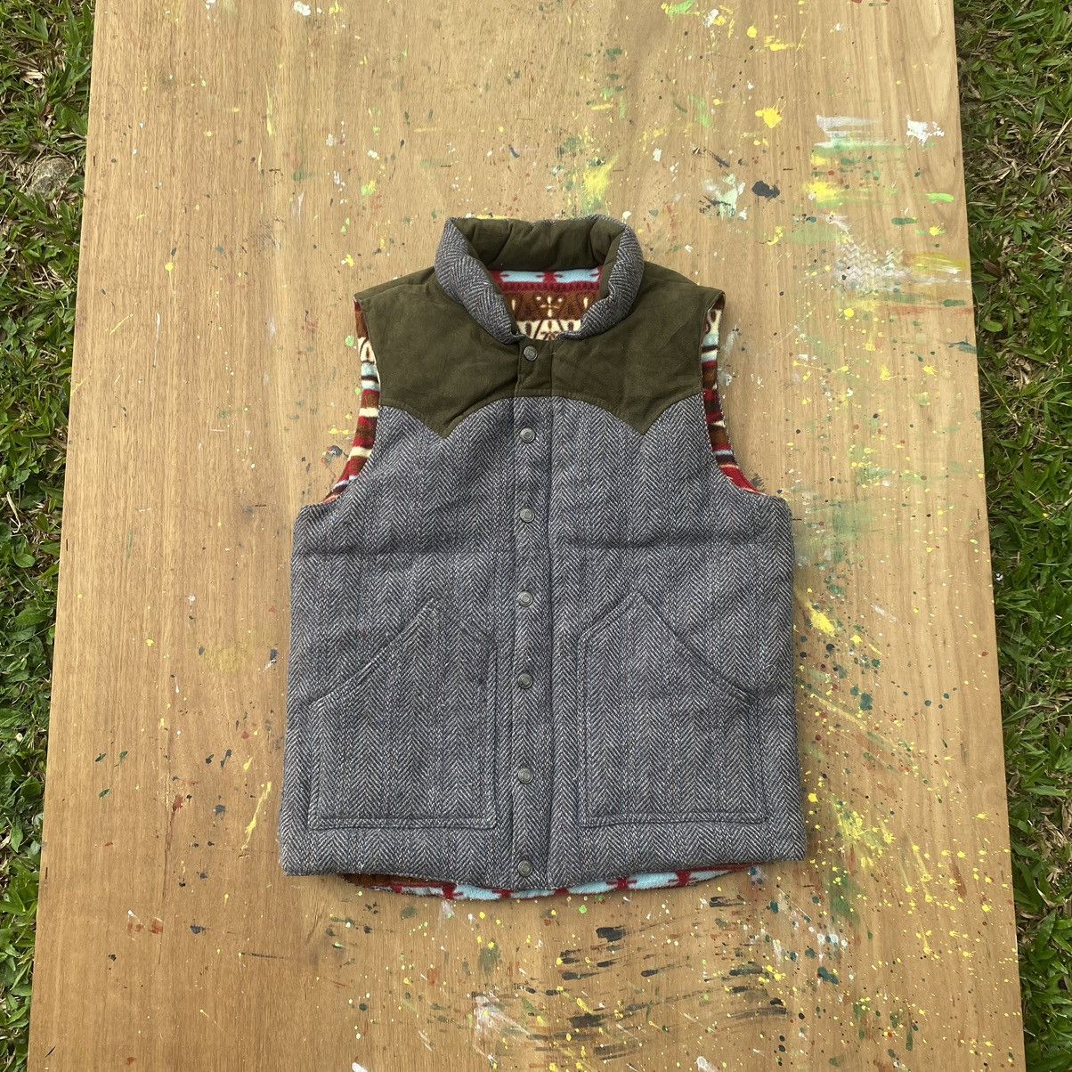 Japanese Brand × Vintage Vintage Kriff Mayer Navajo Reversible Puffer Vest Size US S / EU 44-46 / 1 - 2 Thumbnail