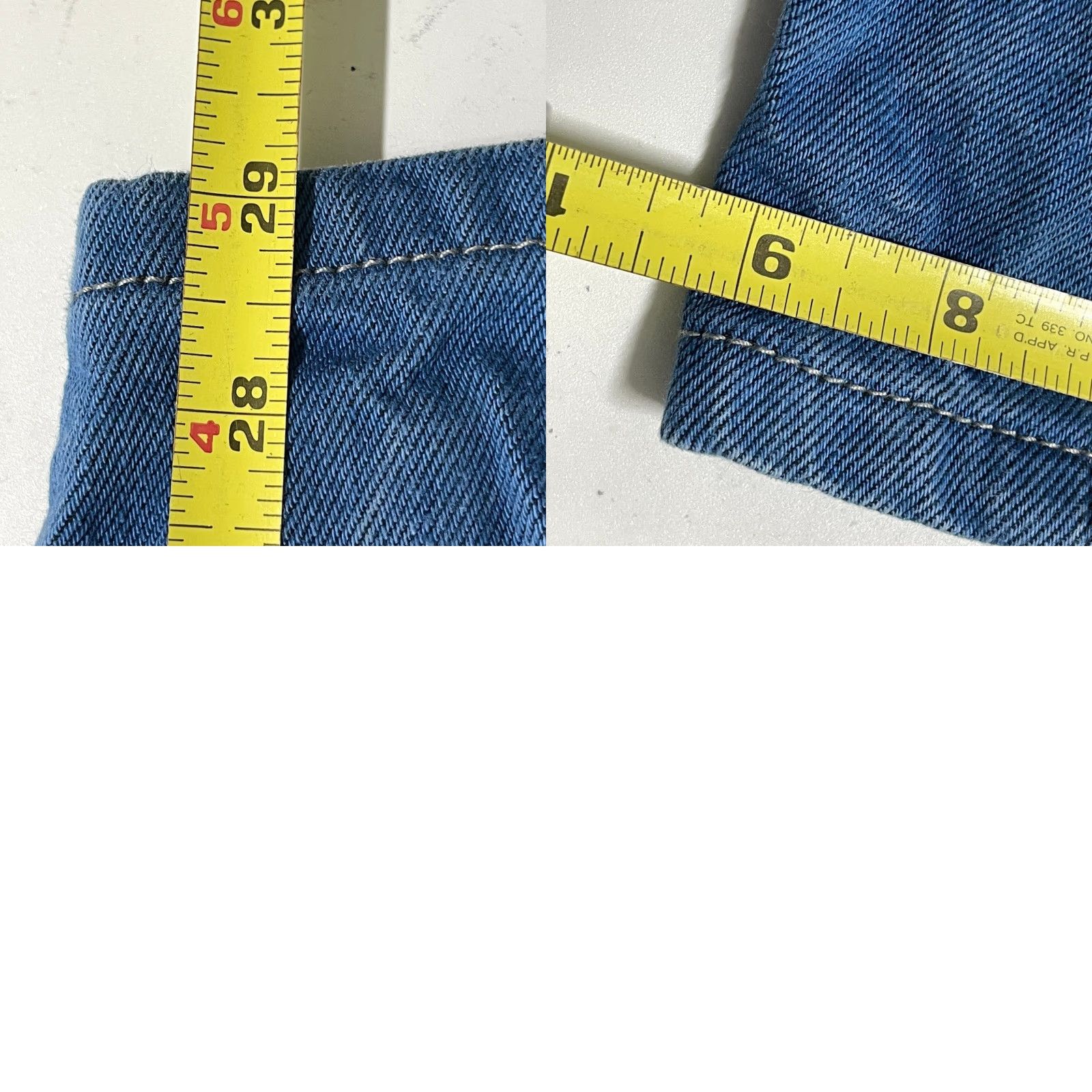 Levi's Levis 501 Jeans 44x32 Blue High Rise Button Fly 100 Cotton Straight Leg Size US 44 / EU 60 - 8 Thumbnail