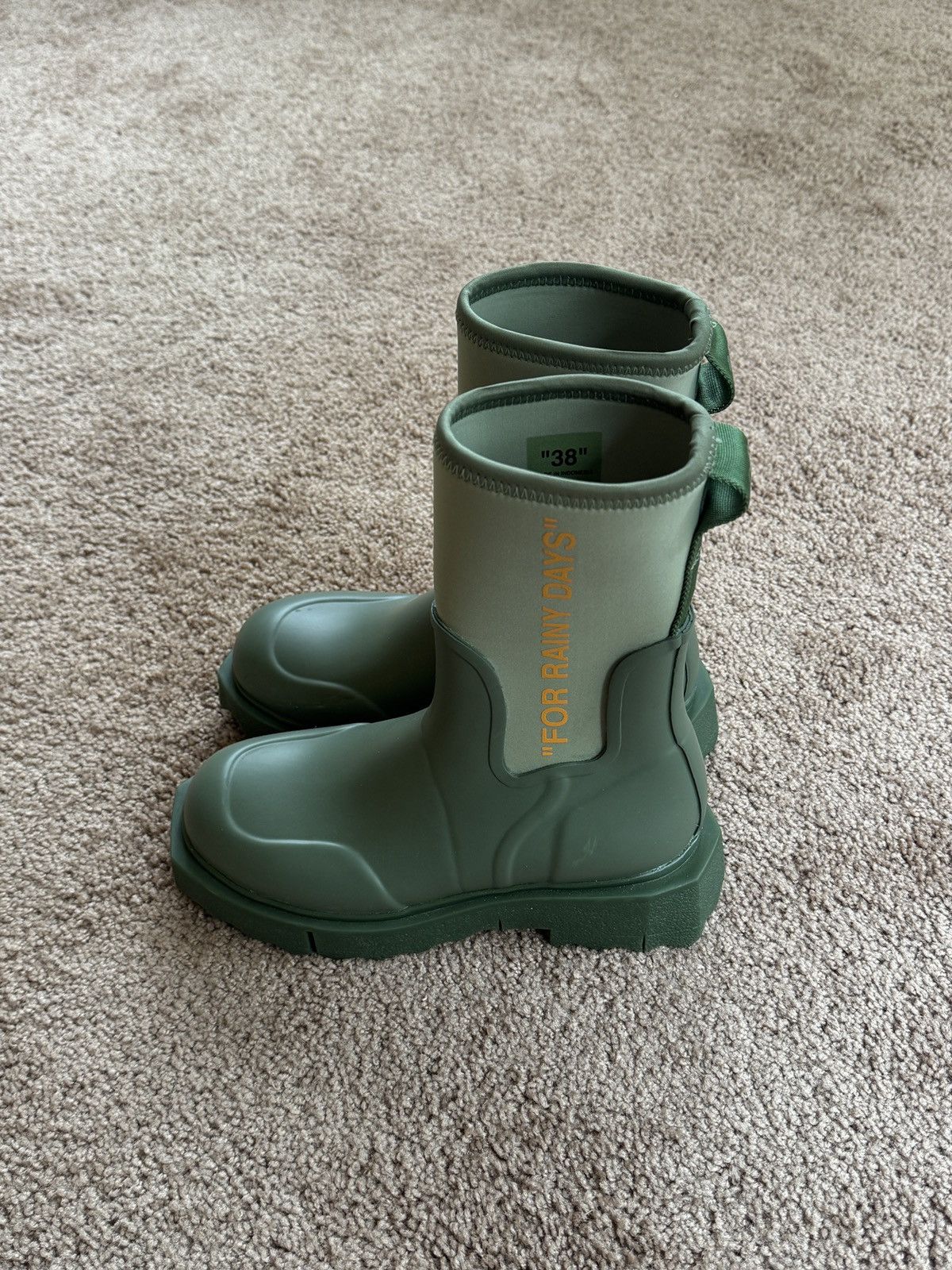 Off-White Off-White “For Rainy Days” Boots Size US 8 / IT 38 - 2 Thumbnail