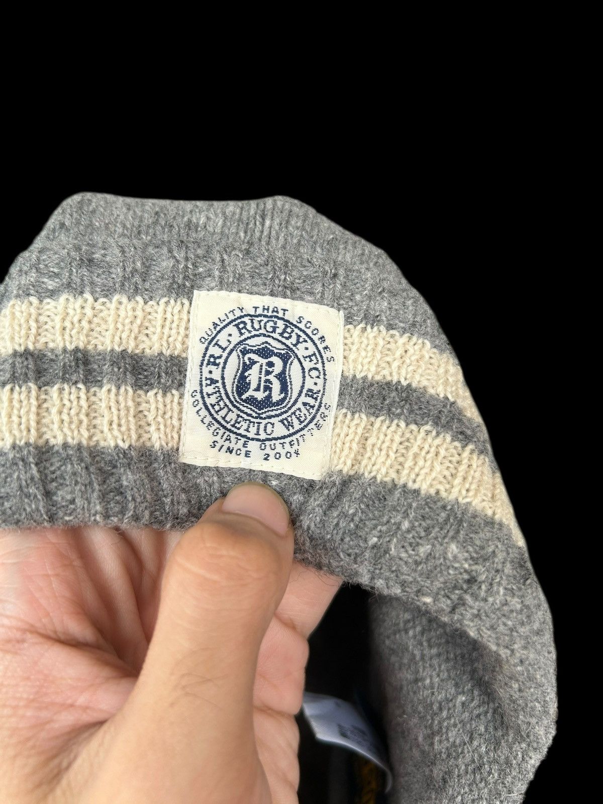 Polo Ralph Lauren × Vintage RALPH LAUREN RUGBY VINTAGE BEANIE HATS Size ONE SIZE - 8 Thumbnail