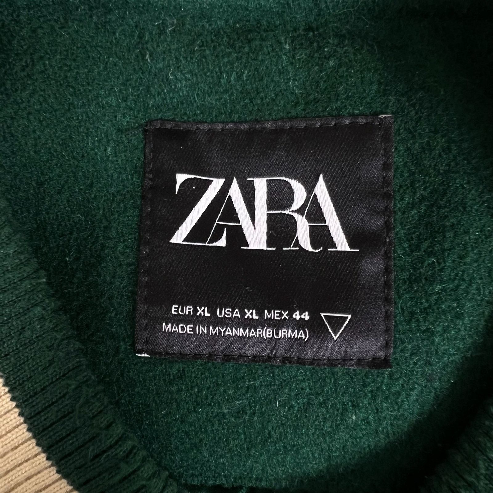 Zara Zara “Crystal Clear” Varsity Jacket XL Embroidered Cactus Size US XL / EU 56 / 4 - 16 Thumbnail