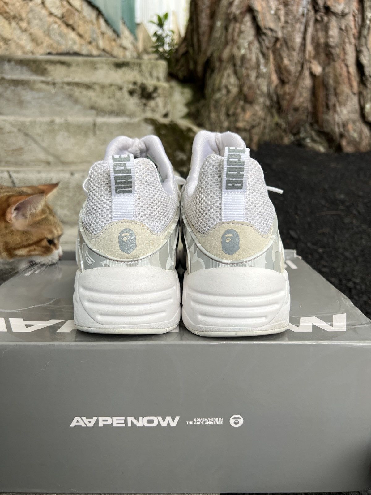 Bape × Puma Puma Blaze of Glory Bape Camo White Men's - 358844-01 Size US 8.5 / EU 41-42 - 5 Thumbnail