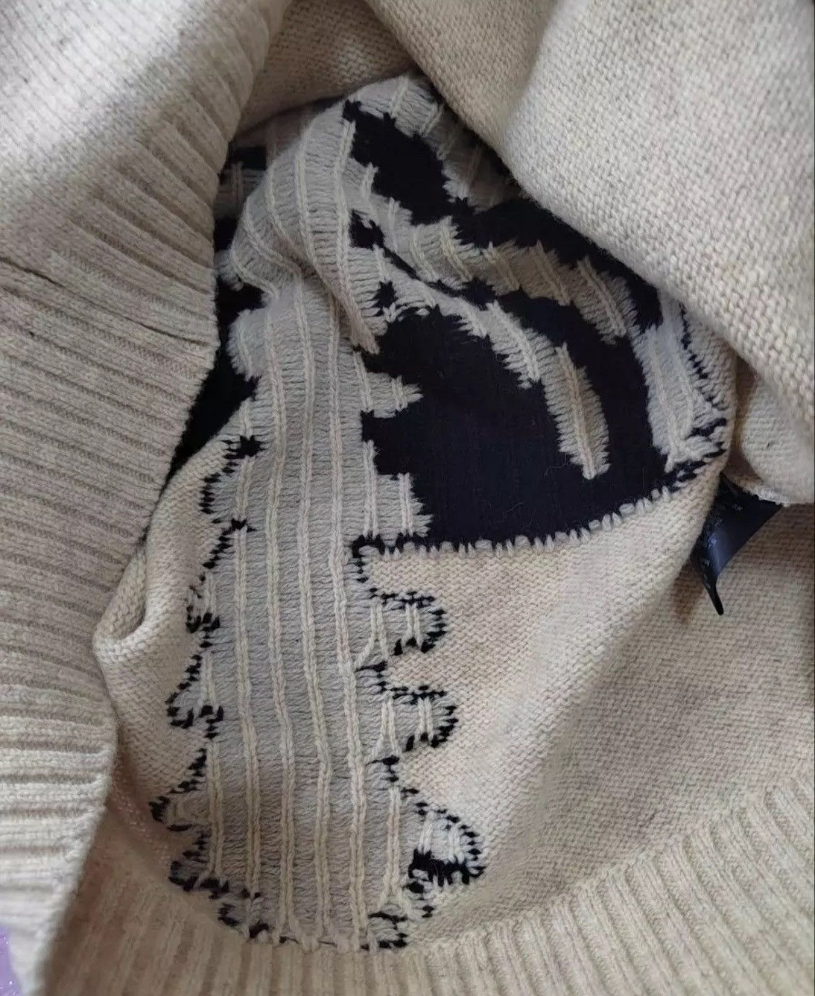 Kapital Kapital round neck bone wool knitted sweater 2412-Nextarrow Size US L / EU 52-54 / 3 - 4 Thumbnail