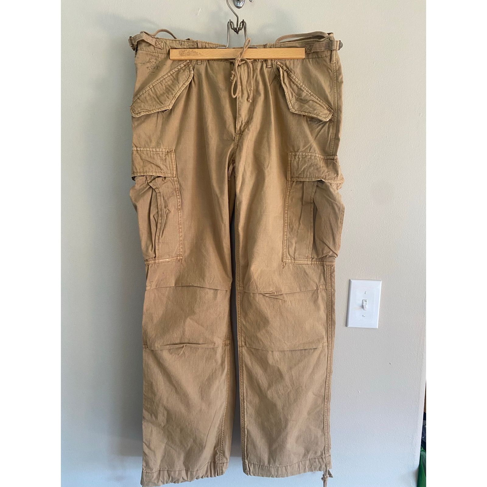 Polo Ralph Lauren × Ralph Lauren 36x31 PRL Cargo Pant MultiPocket Utility Surplus Paratrooper Size US 36 / EU 52 - 5 Thumbnail