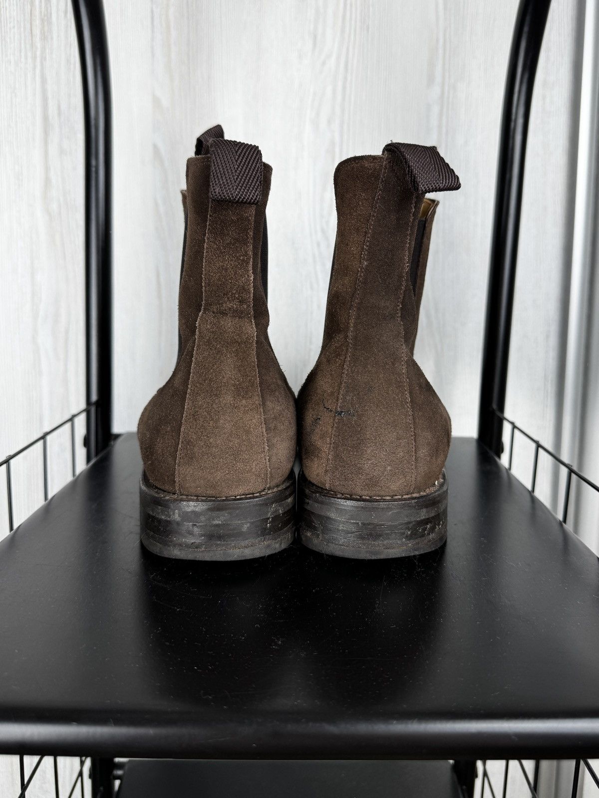 MORJAS Morjas Brown Suede Leather Chelsea Boots size UK11 US12 Size US 12 / EU 45 - 11 Thumbnail