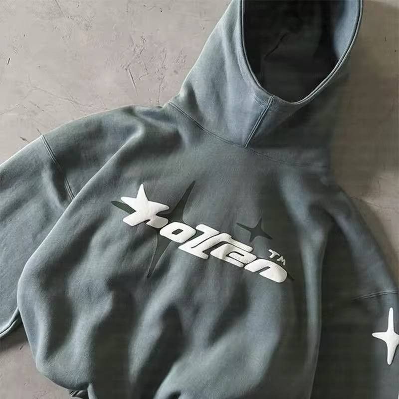 Vintage American vintage Hight Street hooded sweatshirt. Size US L / EU 52-54 / 3 - 2 Thumbnail