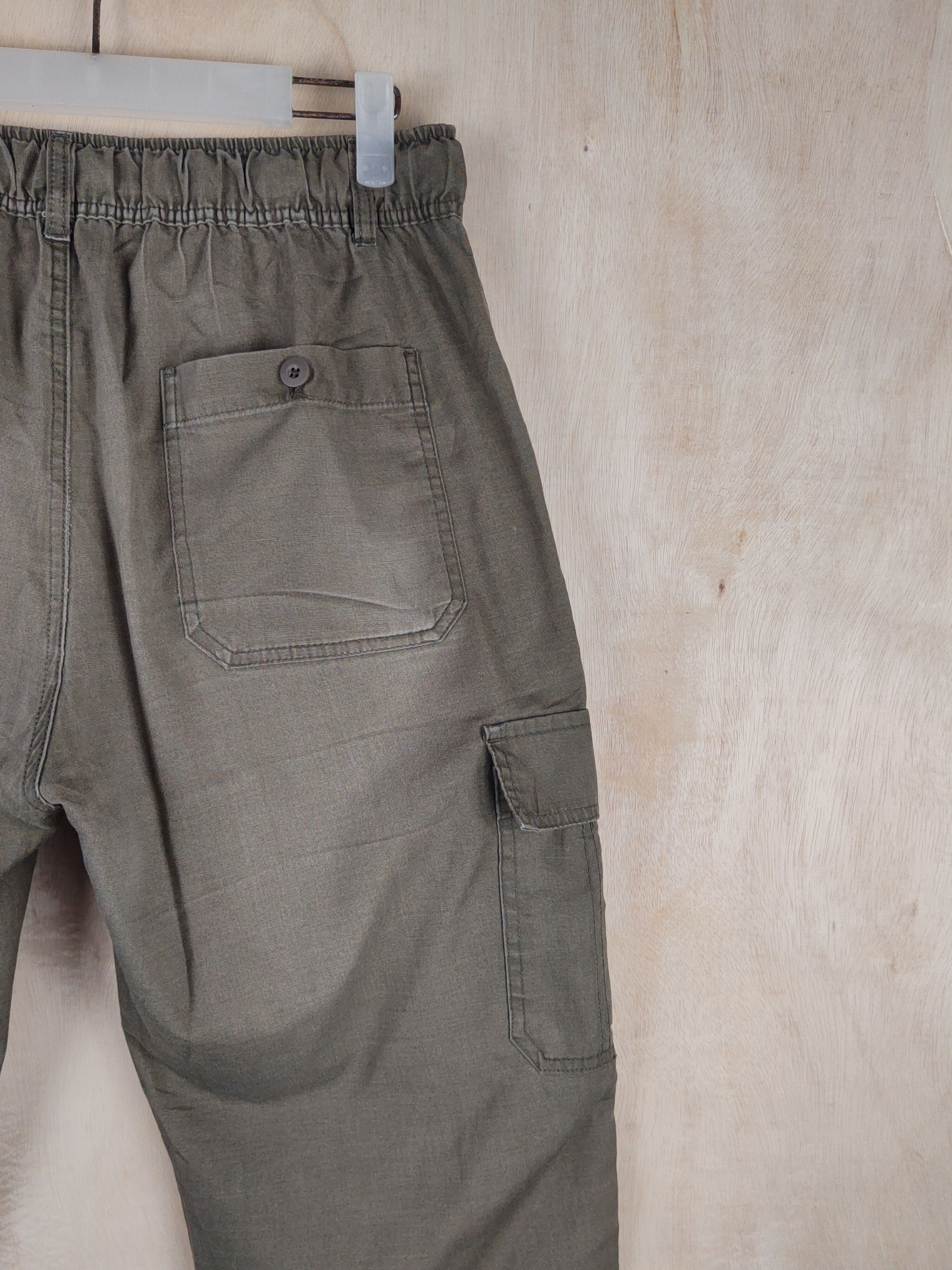 Japanese Brand O.R.G Olive Faded Multipocket Tactical Cargo Pants #S2453 Size US 31 - 13 Thumbnail