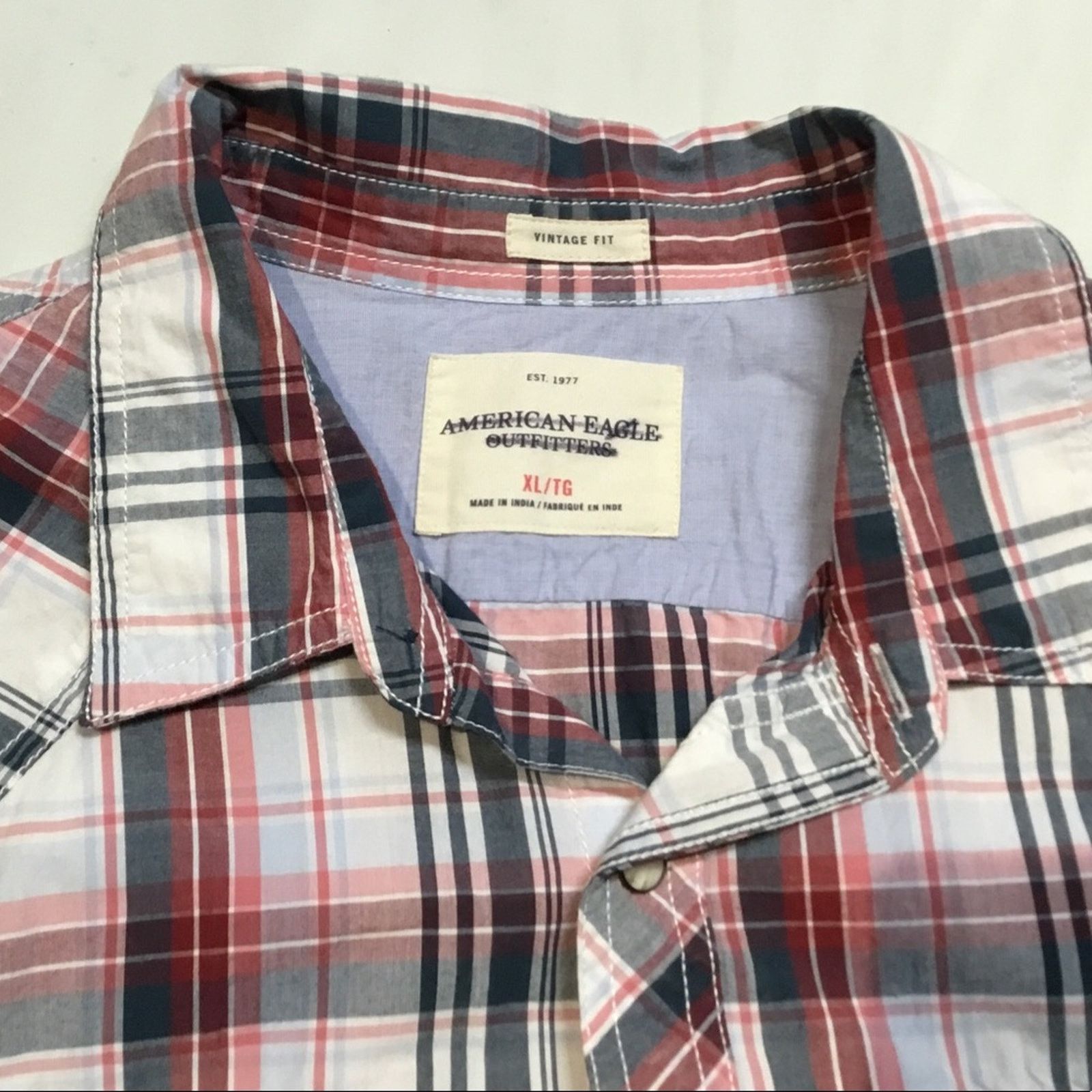 American Eagle Outfitters American Eagle Button Down Shirt Size US XL / EU 56 / 4 - 2 Thumbnail