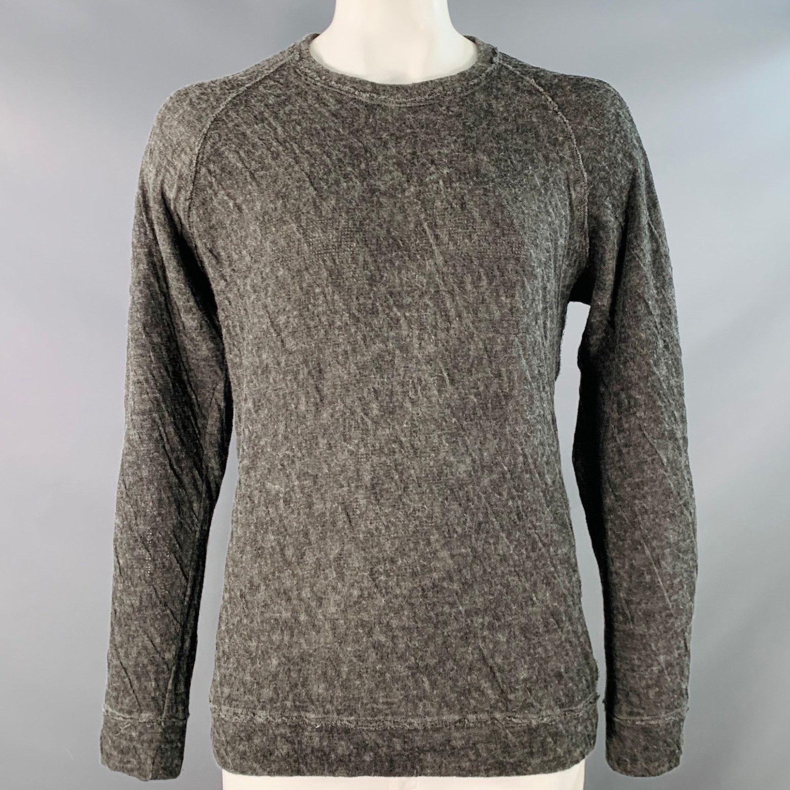 Barena BARENA Size XL Grey Heather Wool Blend Crew Neck Sweatshirt Size US XL / EU 56 / 4 - 1 Thumbnail