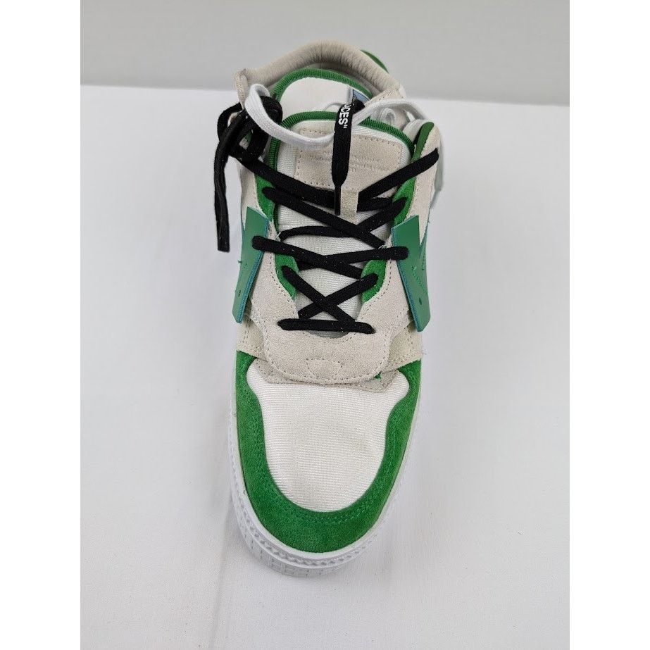Off-White o1rshd1 Floating Arrow Sneakers in White / Green Size US 13 / EU 46 - 9 Thumbnail