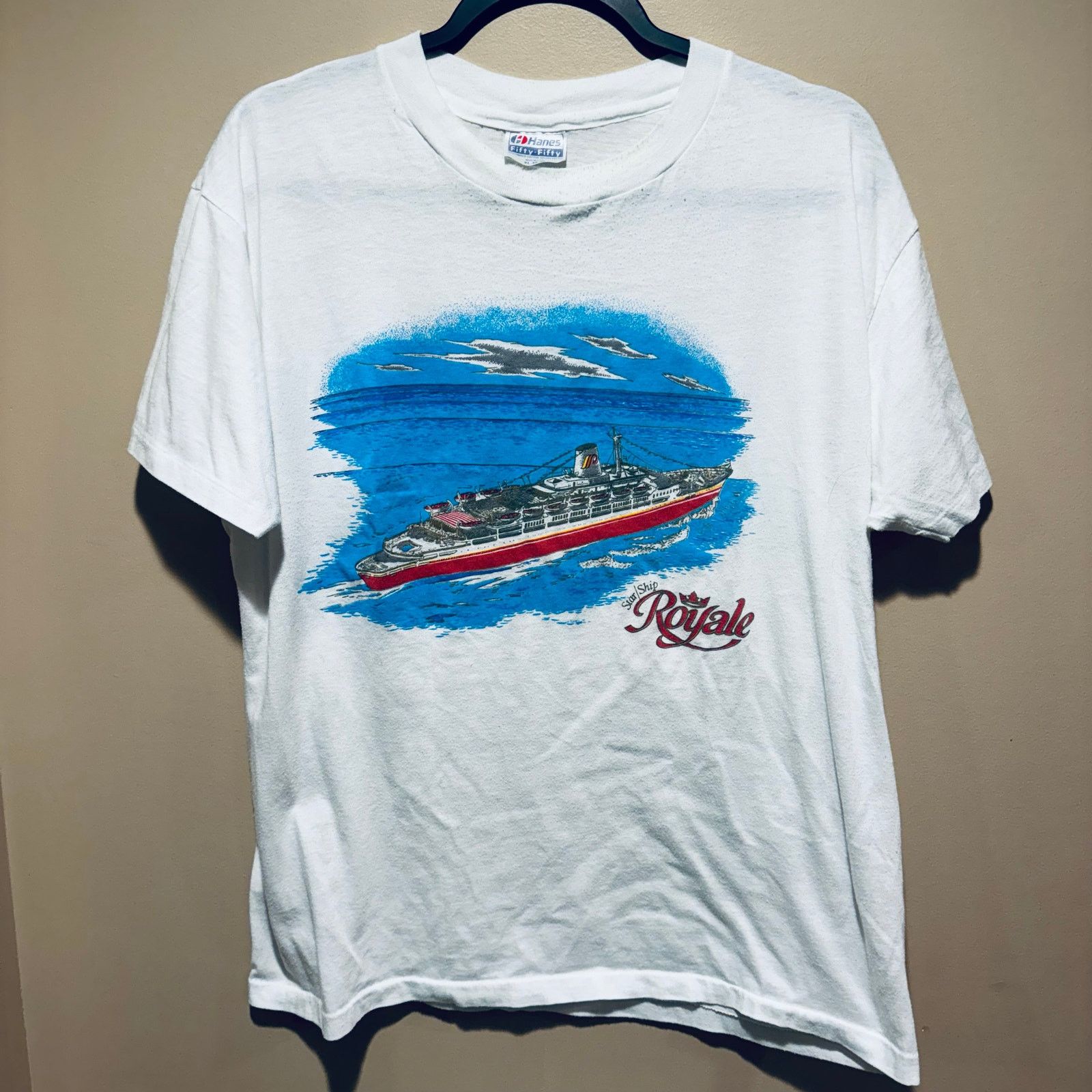 Hanes Vintage Starship Royale T Shirt Size US XL / EU 56 / 4 - 1 Thumbnail