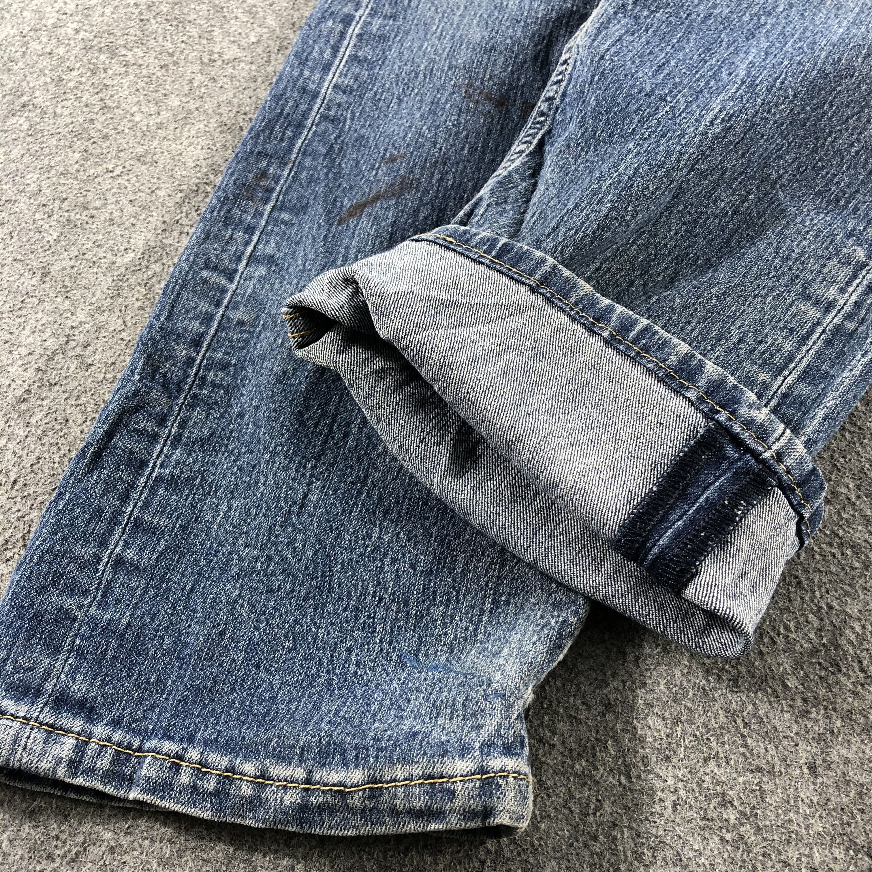 Levi's Vintage Blue Wash Levis 505 Jeans-J2647 Size US 33 - 6 Thumbnail