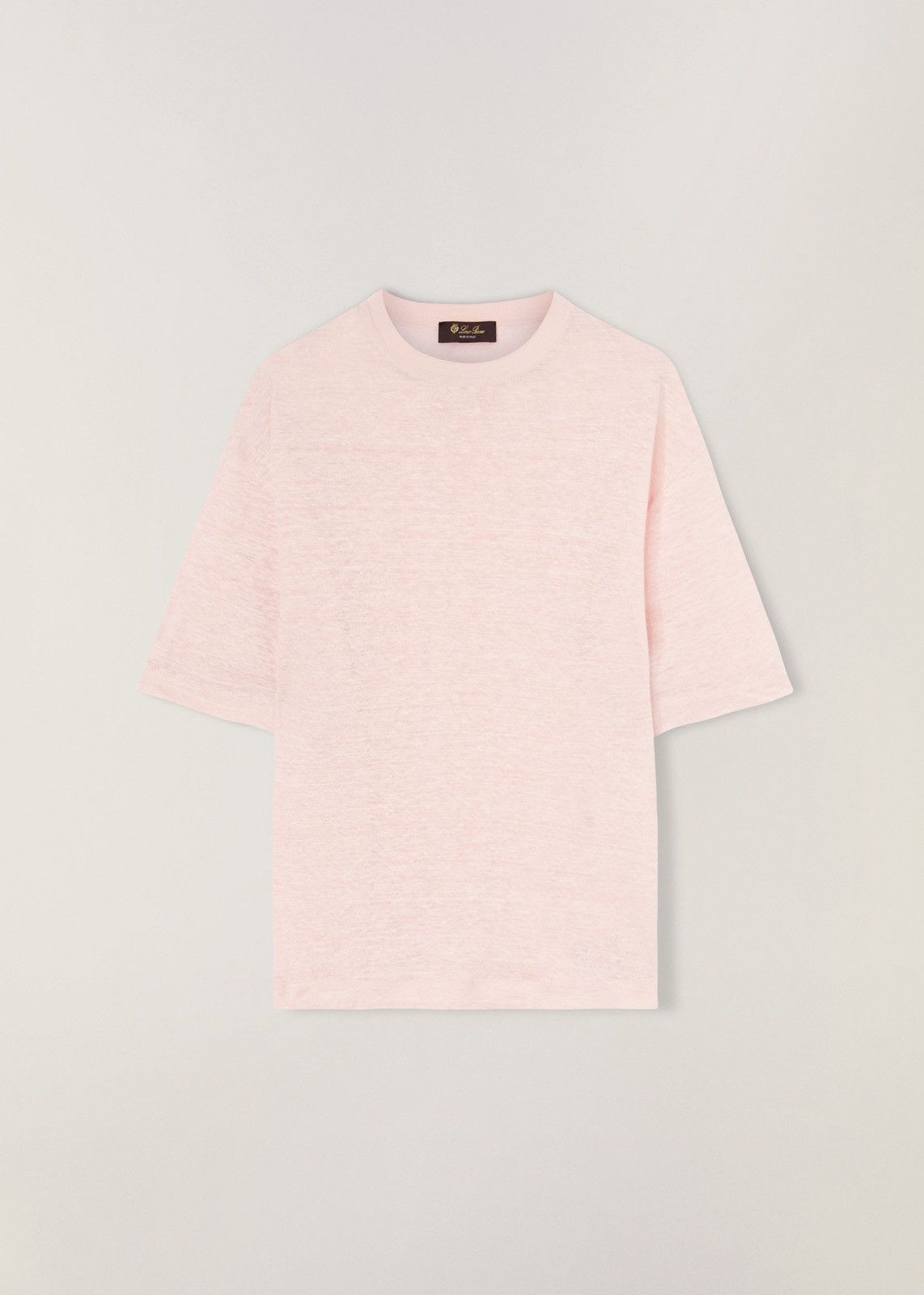 Loro Piana o1srvl11e1224 Gargano T-Shirt in Light Pink Size S / US 4 / IT 40 - 1 Thumbnail