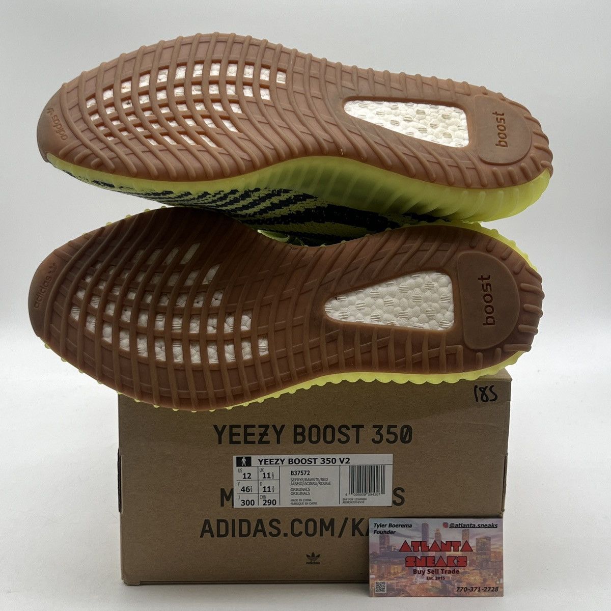 Adidas Yeezy boost 350 semi frozen yellow Size US 12 / EU 45 - 8 Thumbnail