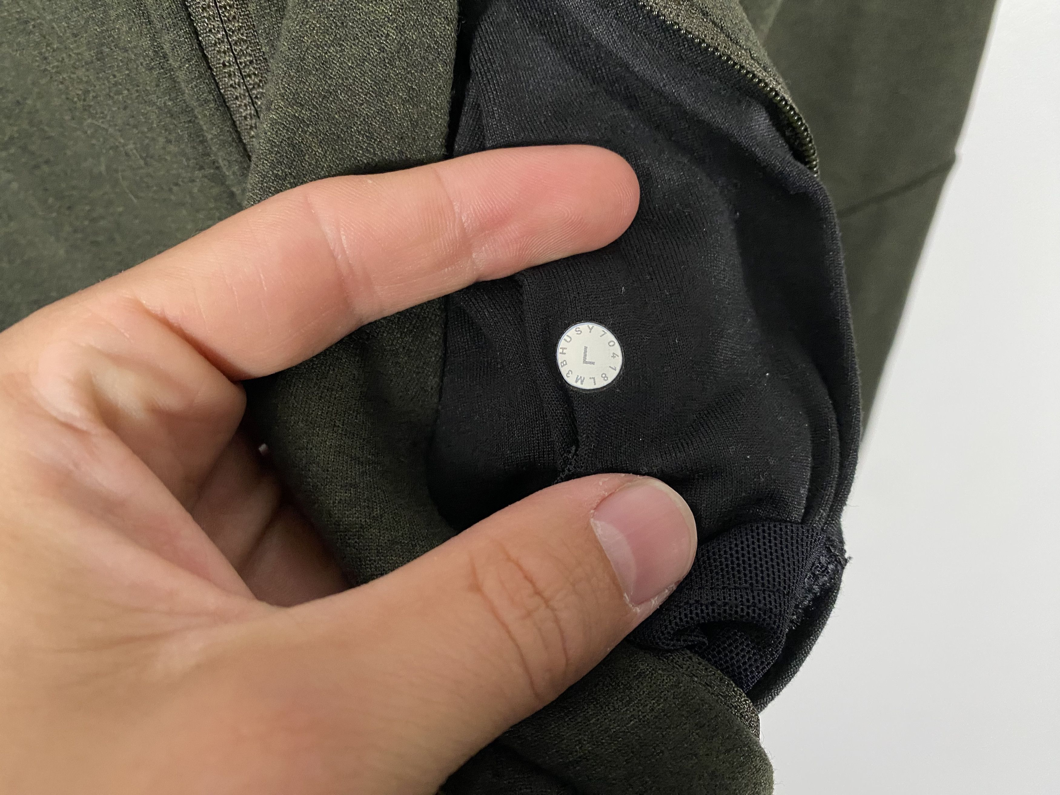 Lululemon Lululemon City Sweat Bomber *Thermo Dark Olive Size US L / EU 52-54 / 3 - 4 Thumbnail