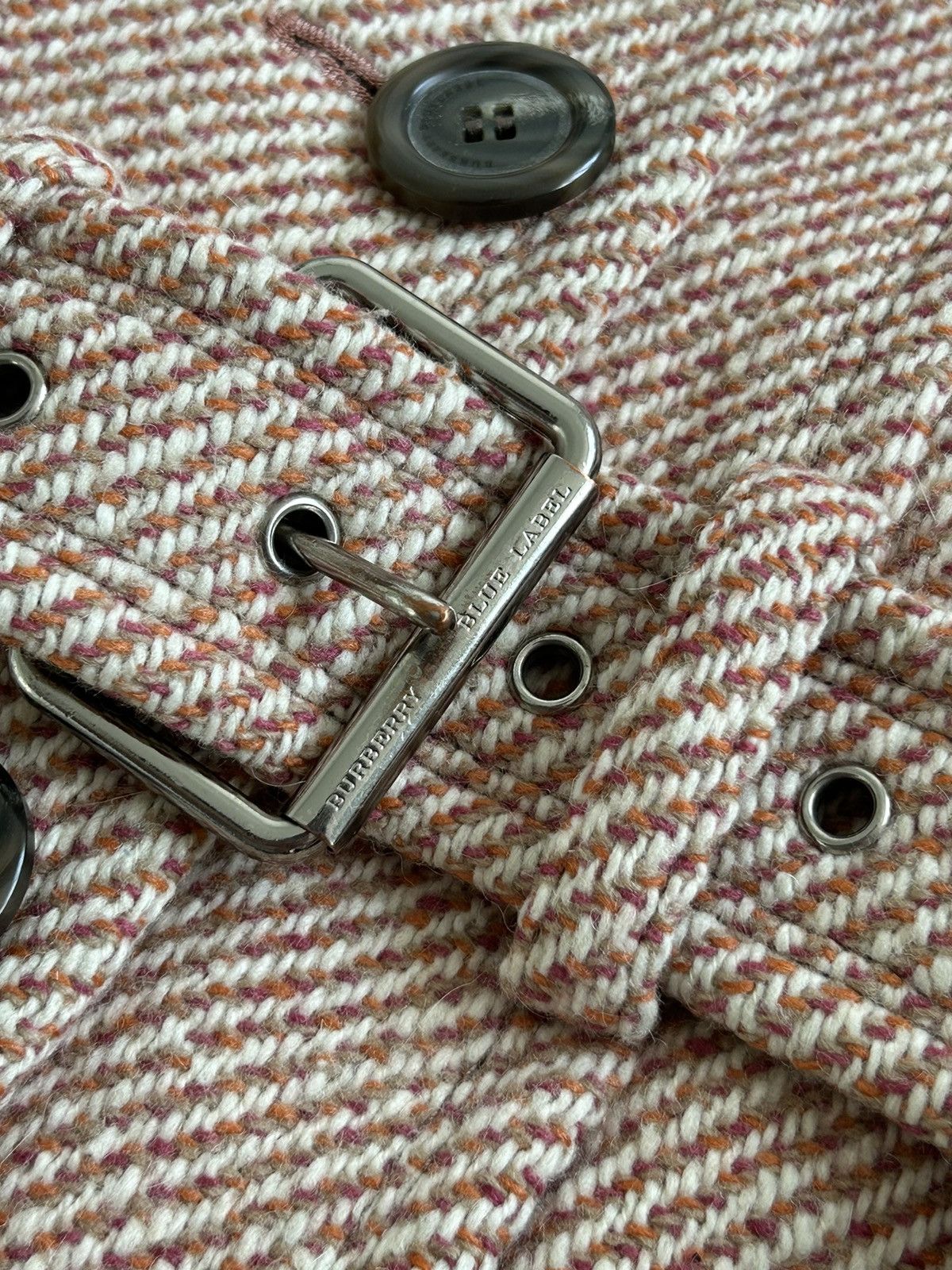 Burberry Burberry Blue Label Wool Coat Belted Size 36 Size XS / US 0-2 / IT 36-38 - 11 Thumbnail