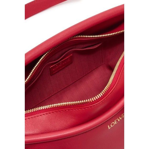 Loewe LOEWE $3400 Red Small Whisker Glazed Calfskin Shoulder Bag N Size ONE SIZE - 4 Thumbnail