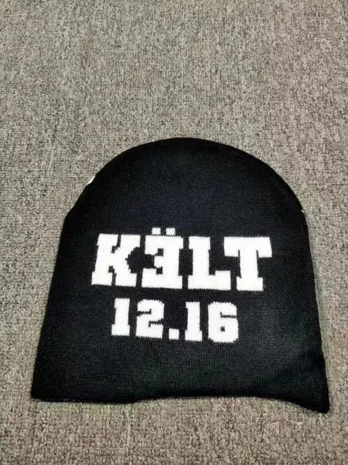 Hypebeast Spider Web Heart Graphic No Cuff Beanie Hat Black Size ONE SIZE - 4 Thumbnail
