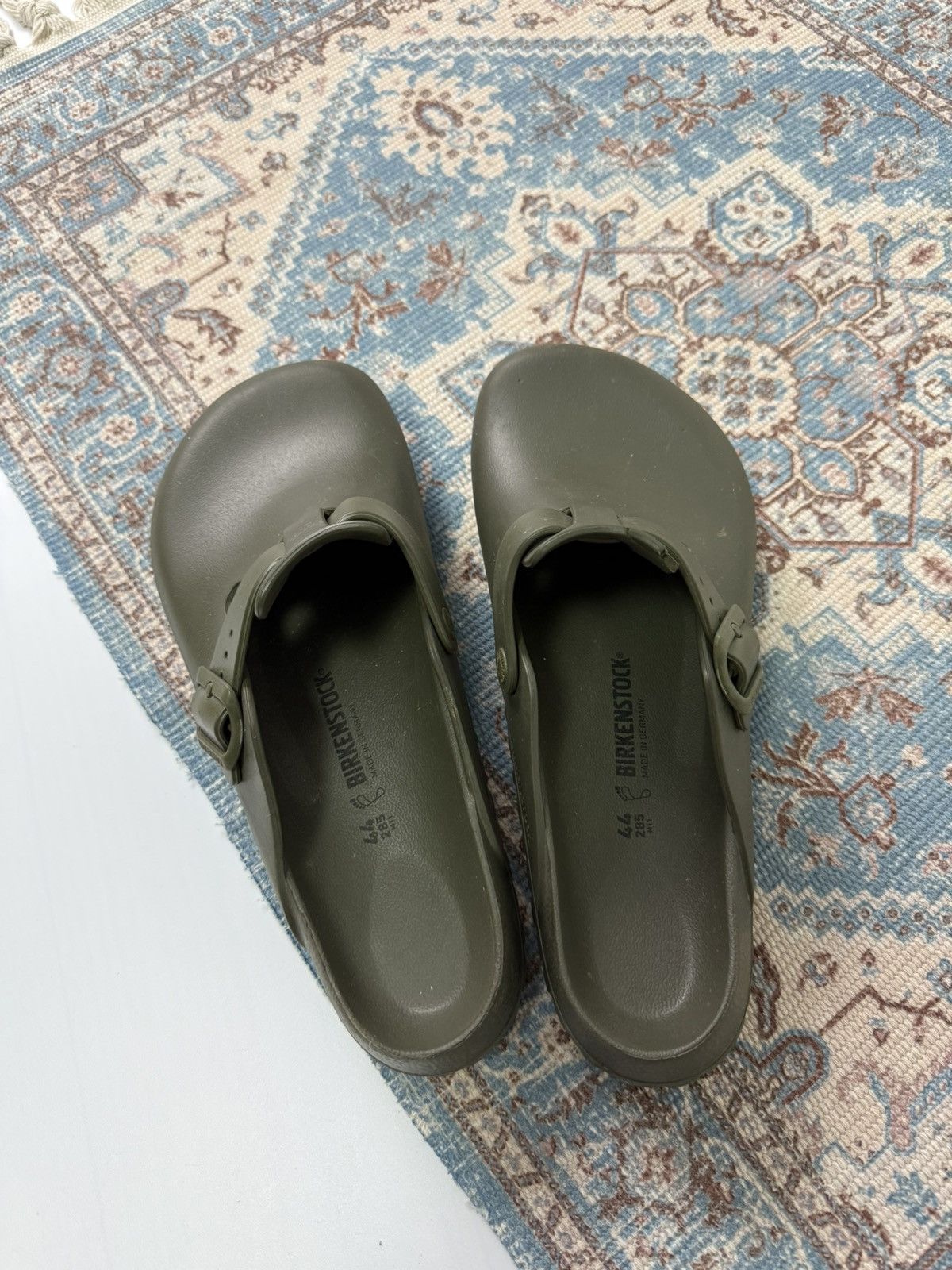 Birkenstock Birkenstock Boston Rubber Khaki Sandals Size US 10 / EU 43 - 4 Thumbnail